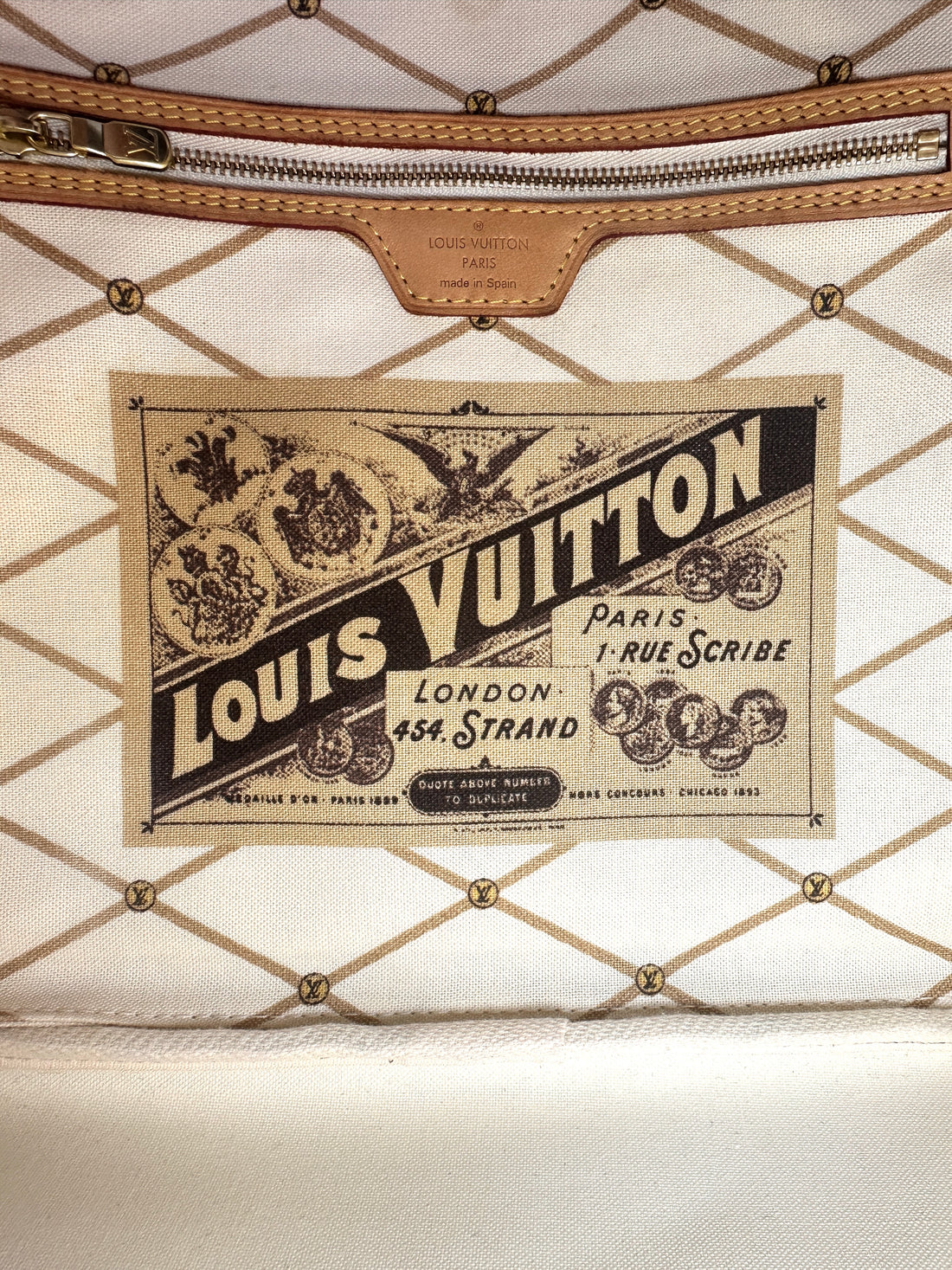 Louis Vuitton Neverfull MM Monogram Summer Trunks Handle Bag LV3402