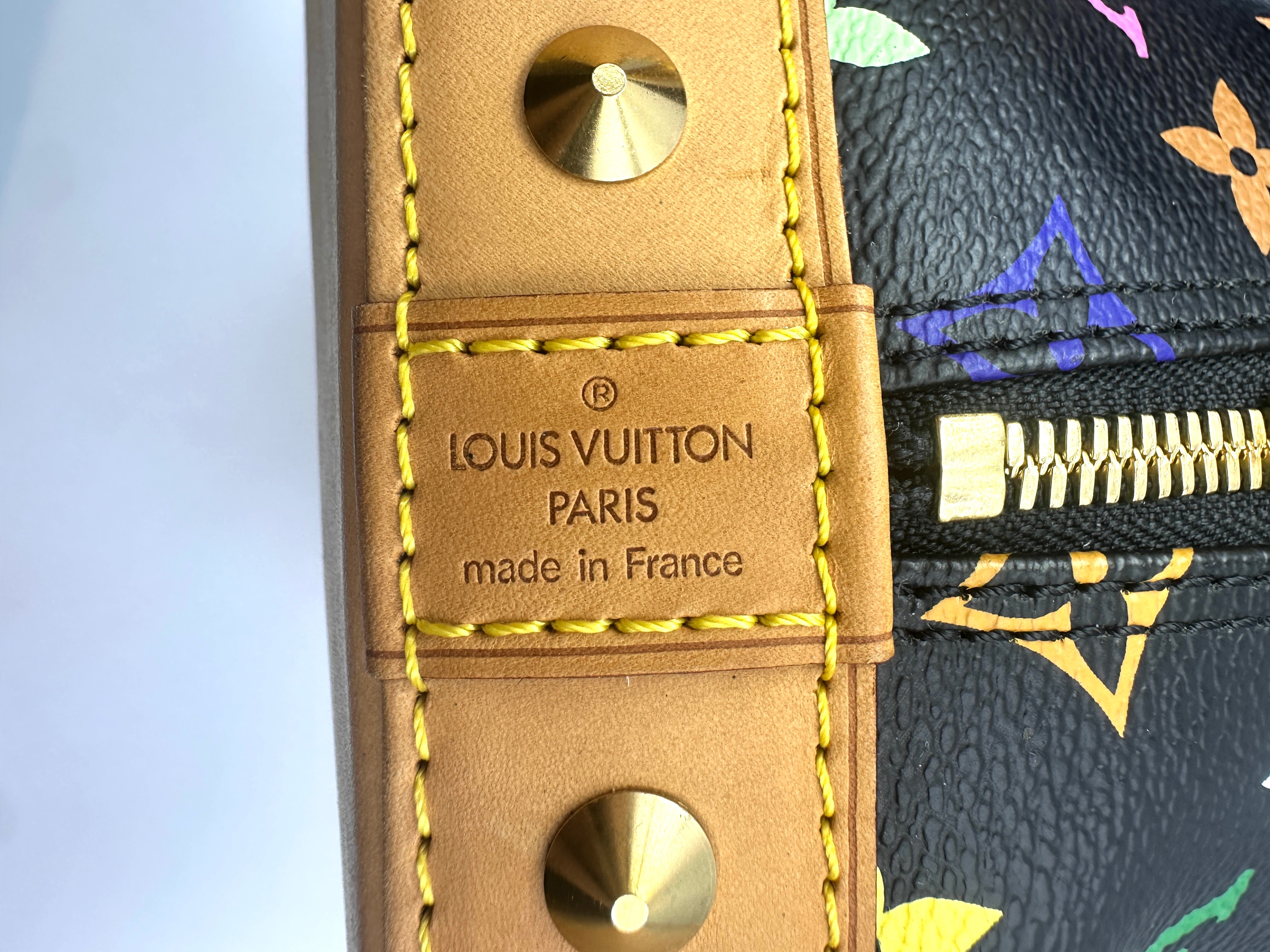 Louis Vuitton Alma Black Monogram Canvas Handle Bag LV3404