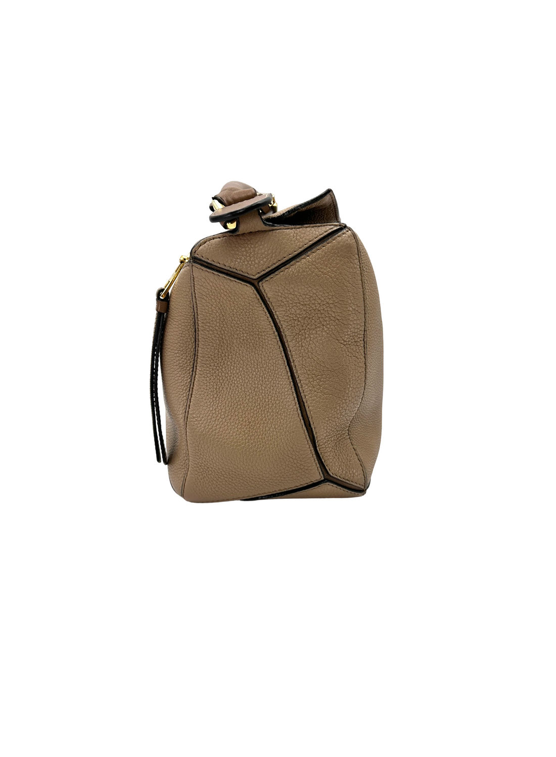 Loewe Puzzle Beige Leather Shoulder Bag LW105