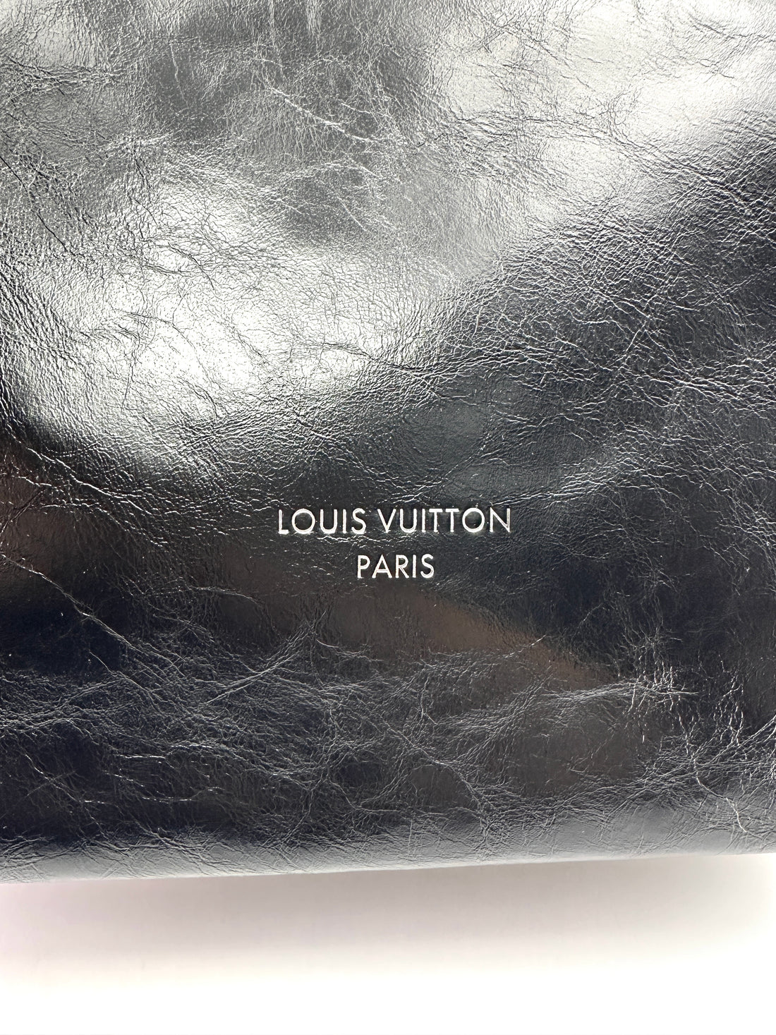 Louis Vuitton Speedy30 Black Lambskin Leather Handle Bag LVU