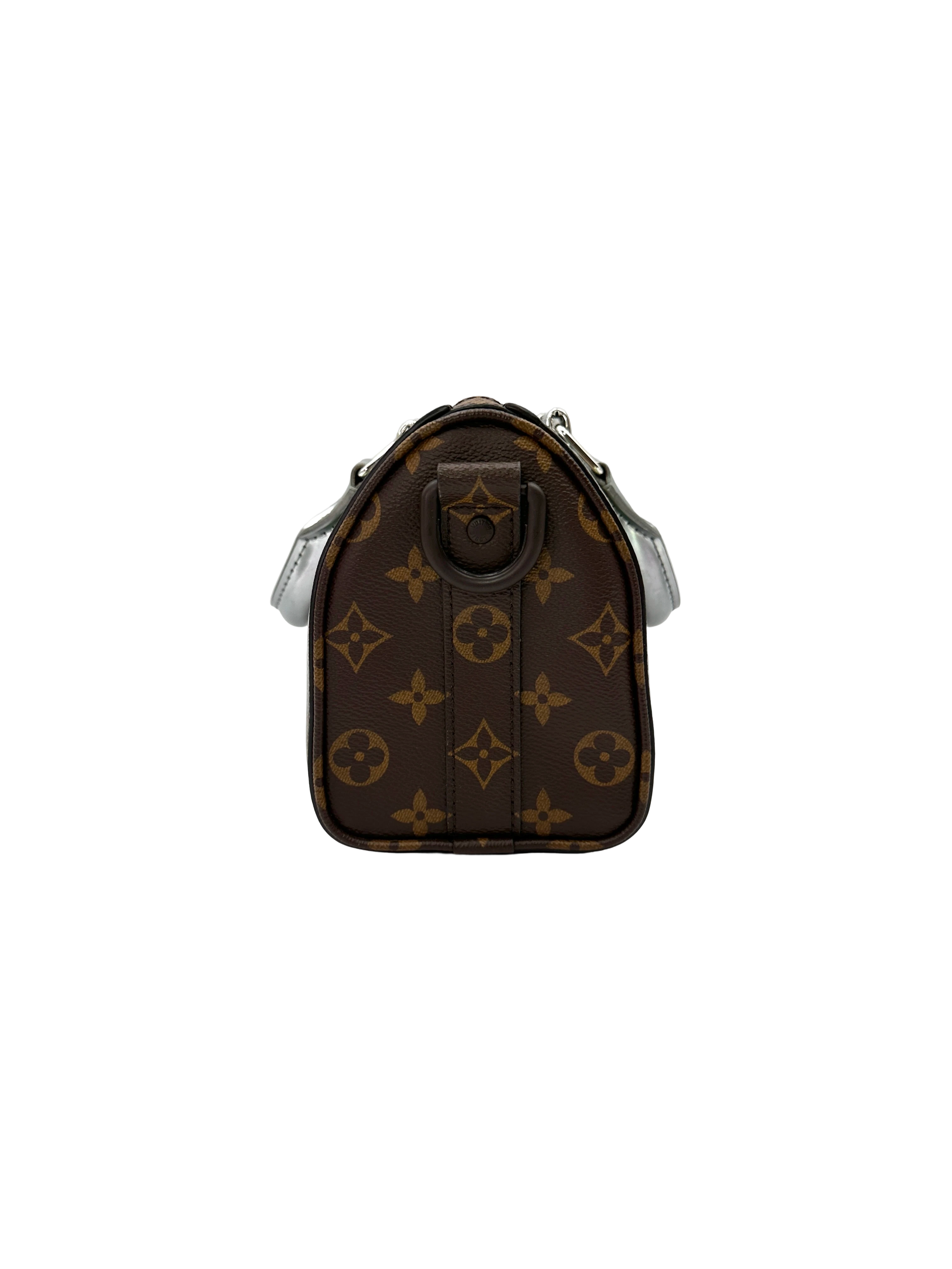 Louis Vuitton Keepall25 Monogram Metallic Nebula Mirror Bag LV3405
