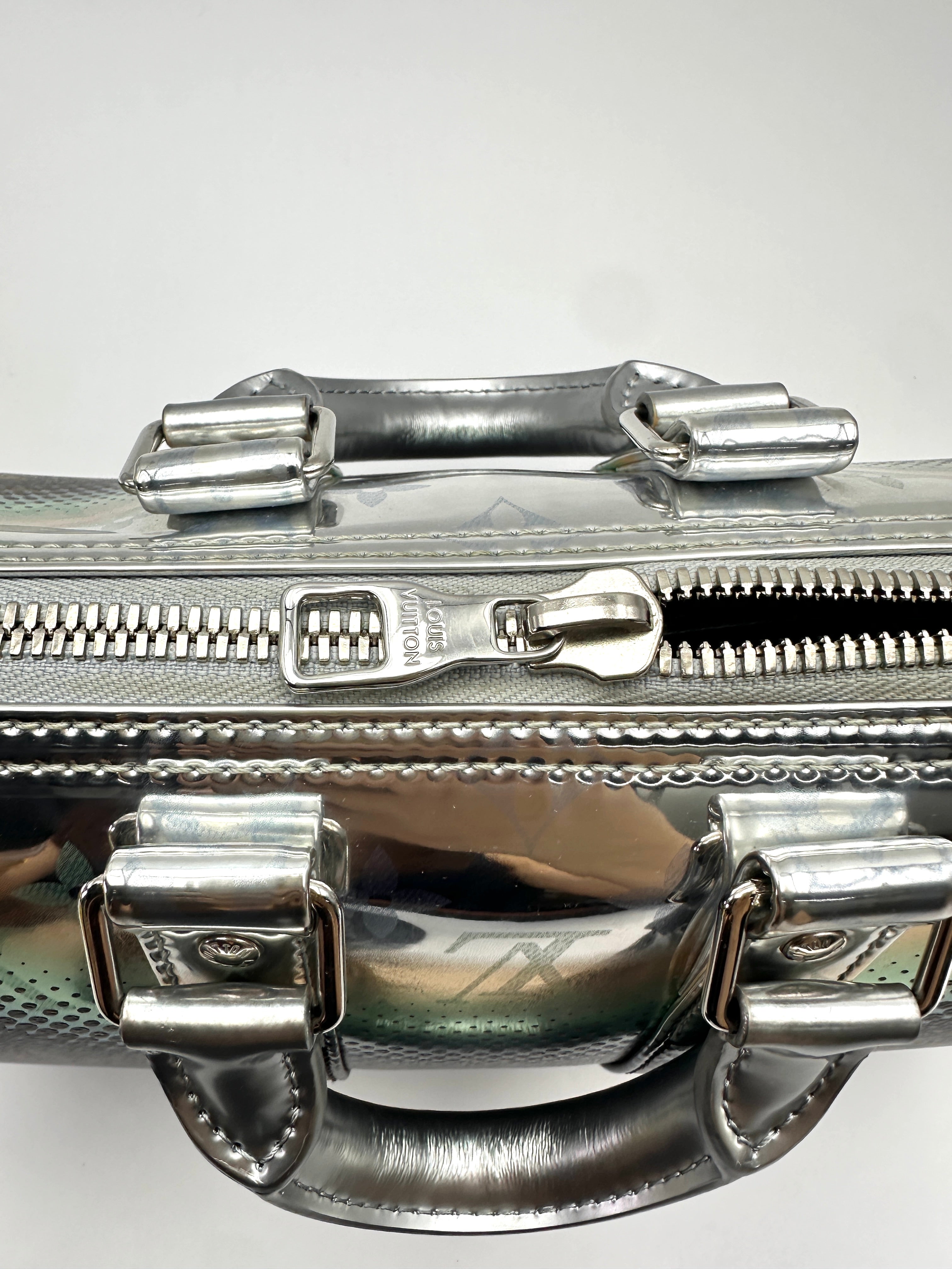 Louis Vuitton Keepall25 Monogram Metallic Nebula Mirror Bag LV3405