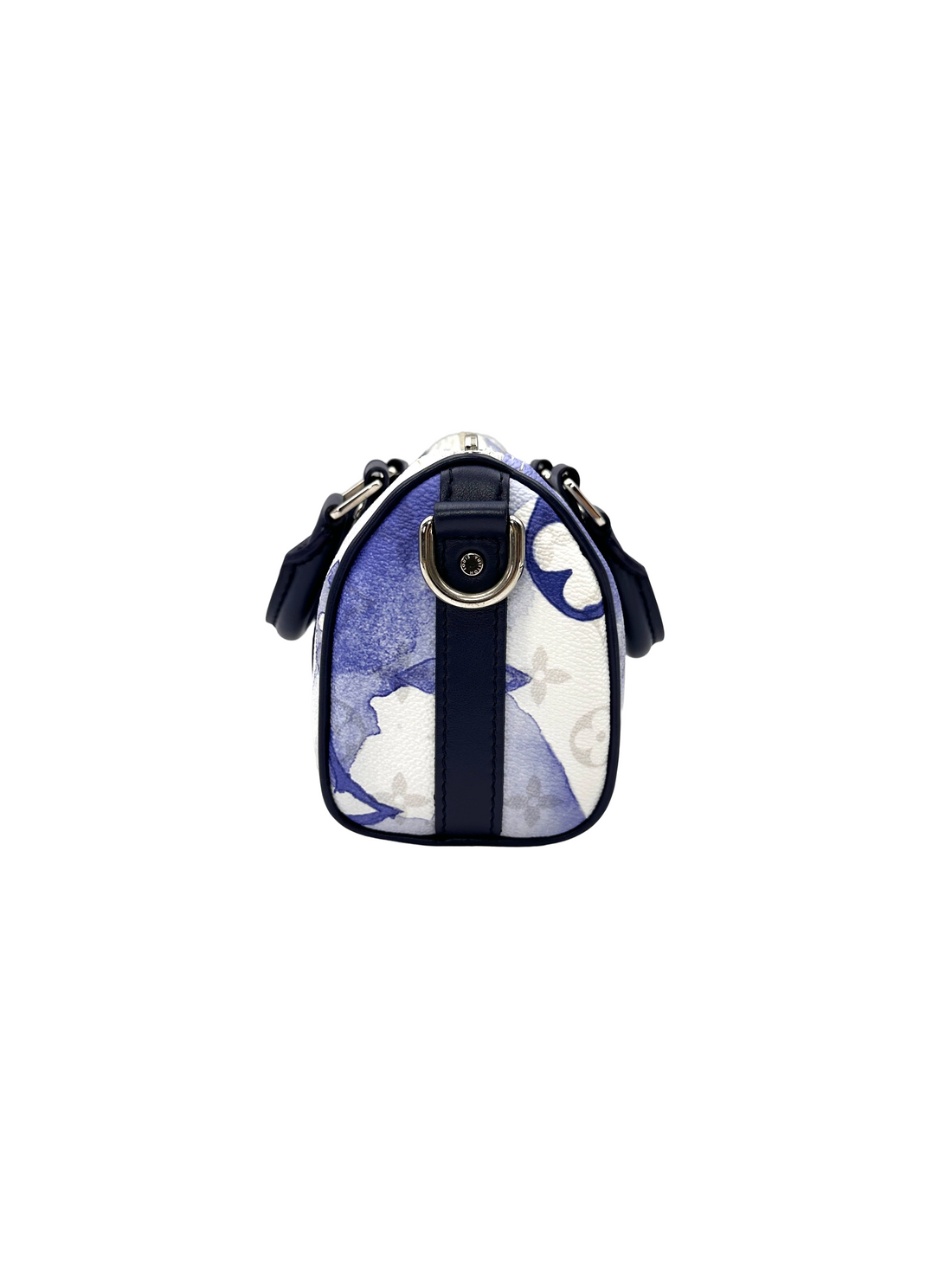 Louis Vuitton Keepall Nano Watercolor Blue/White Monogram Canvas Handle Bag LV3399