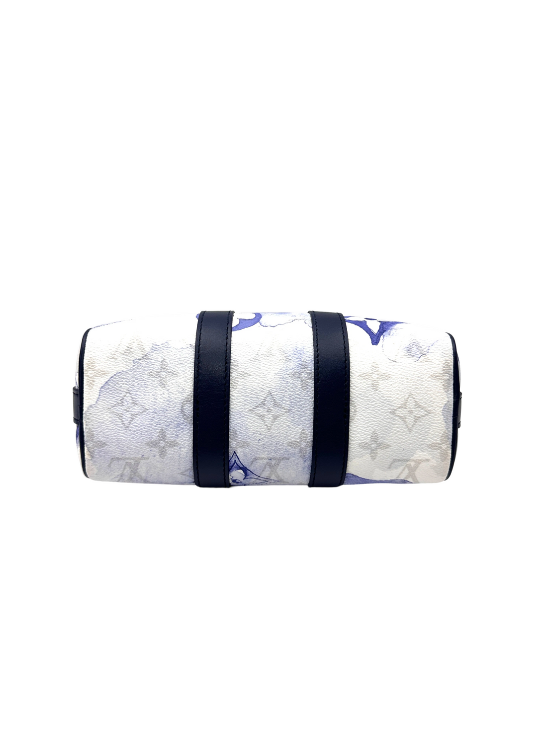 Louis Vuitton Keepall Nano Watercolor Blue/White Monogram Canvas Handle Bag LV3399
