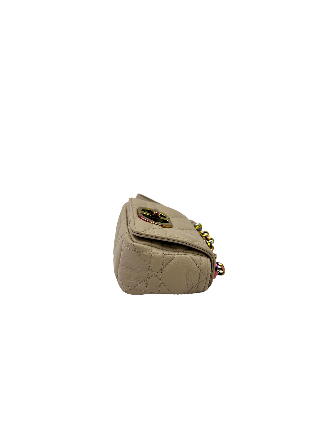 Christian Dior Caro Beige Cannage Leather Shoulder Bag DR963