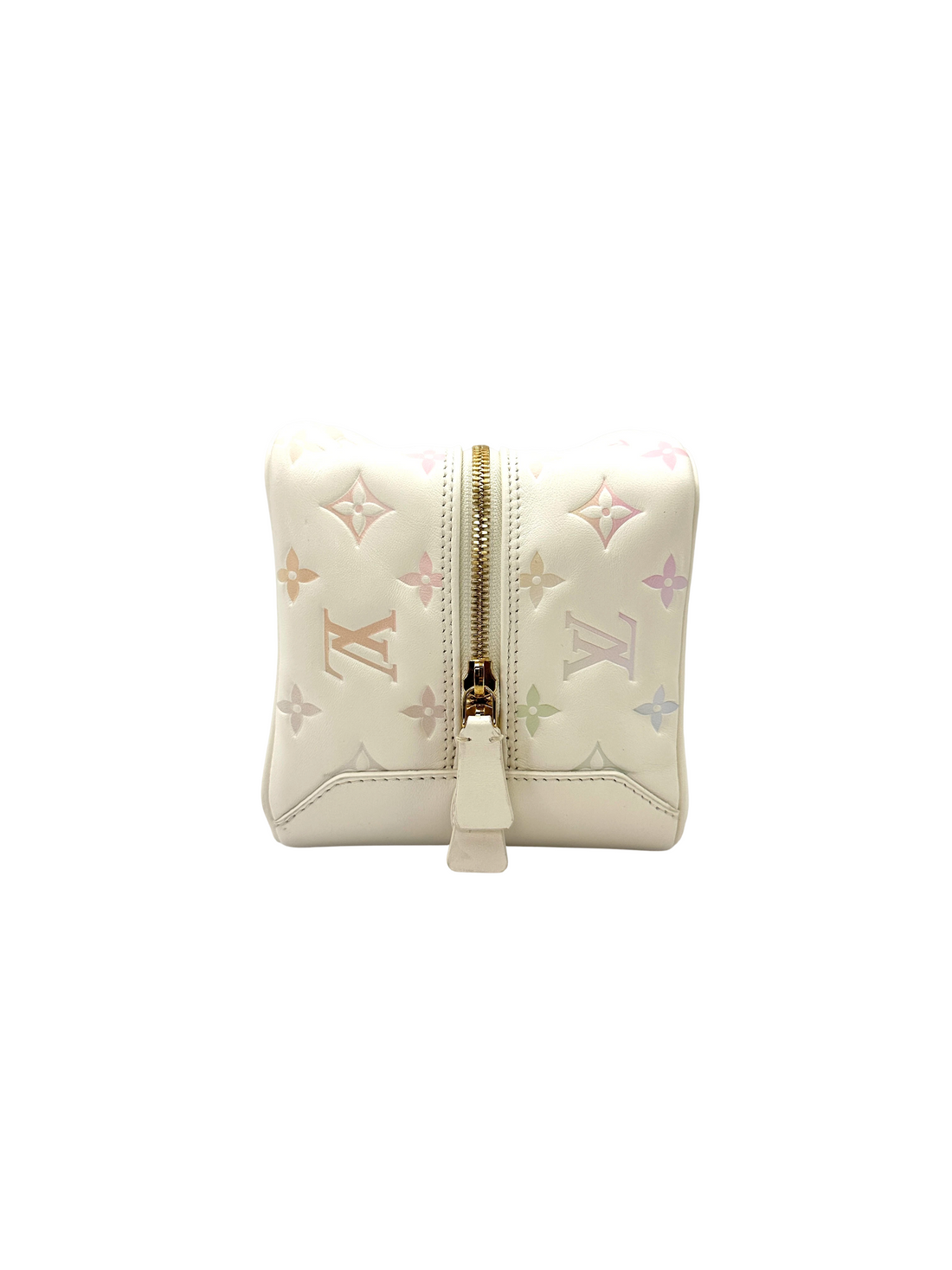 Louis Vuitton New Square Quartz Multicolor Monogram Embossed Leather Square Bag LV3406