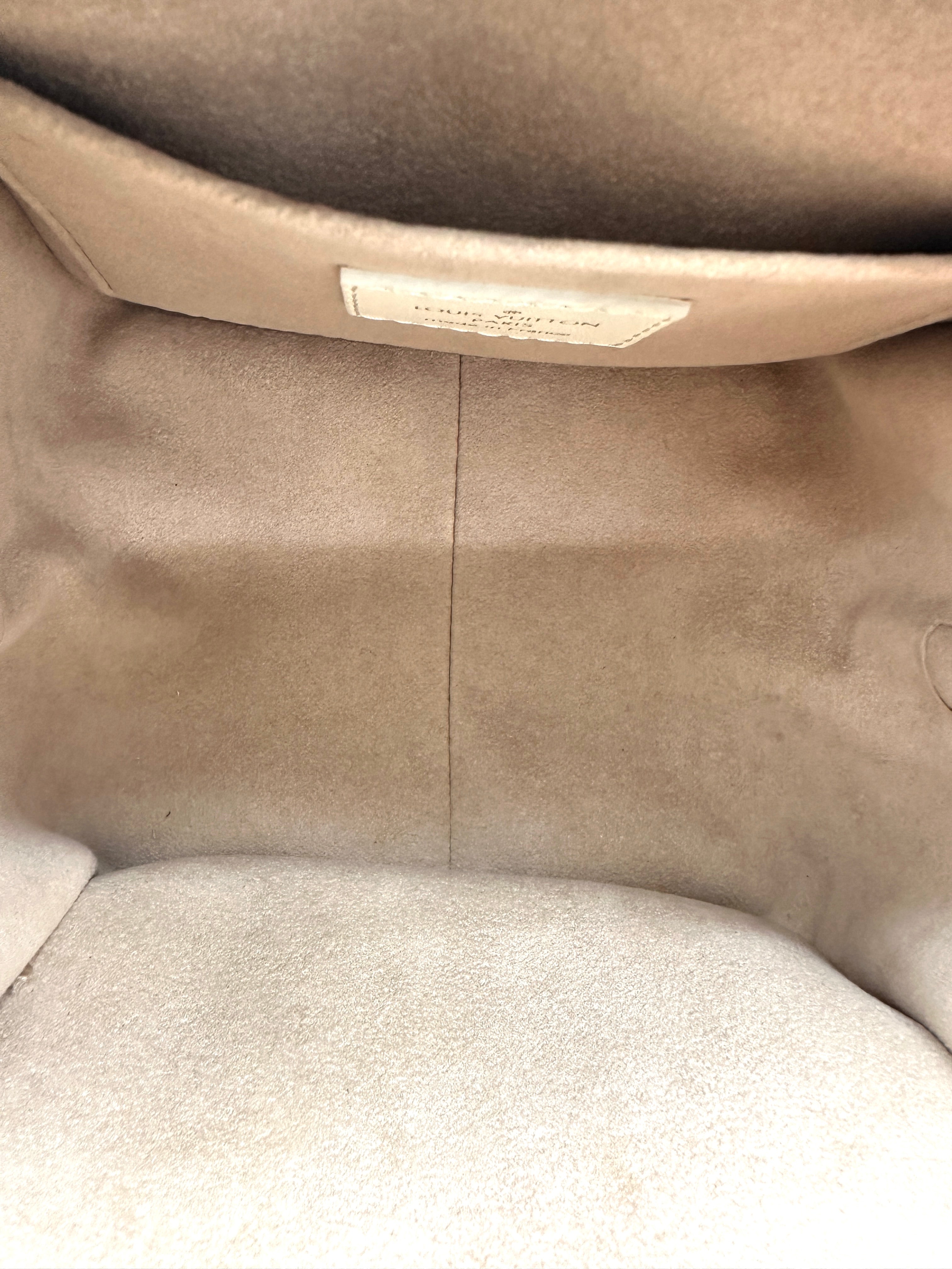 Louis Vuitton New Square Quartz Multicolor Monogram Embossed Leather Square Bag LV3406