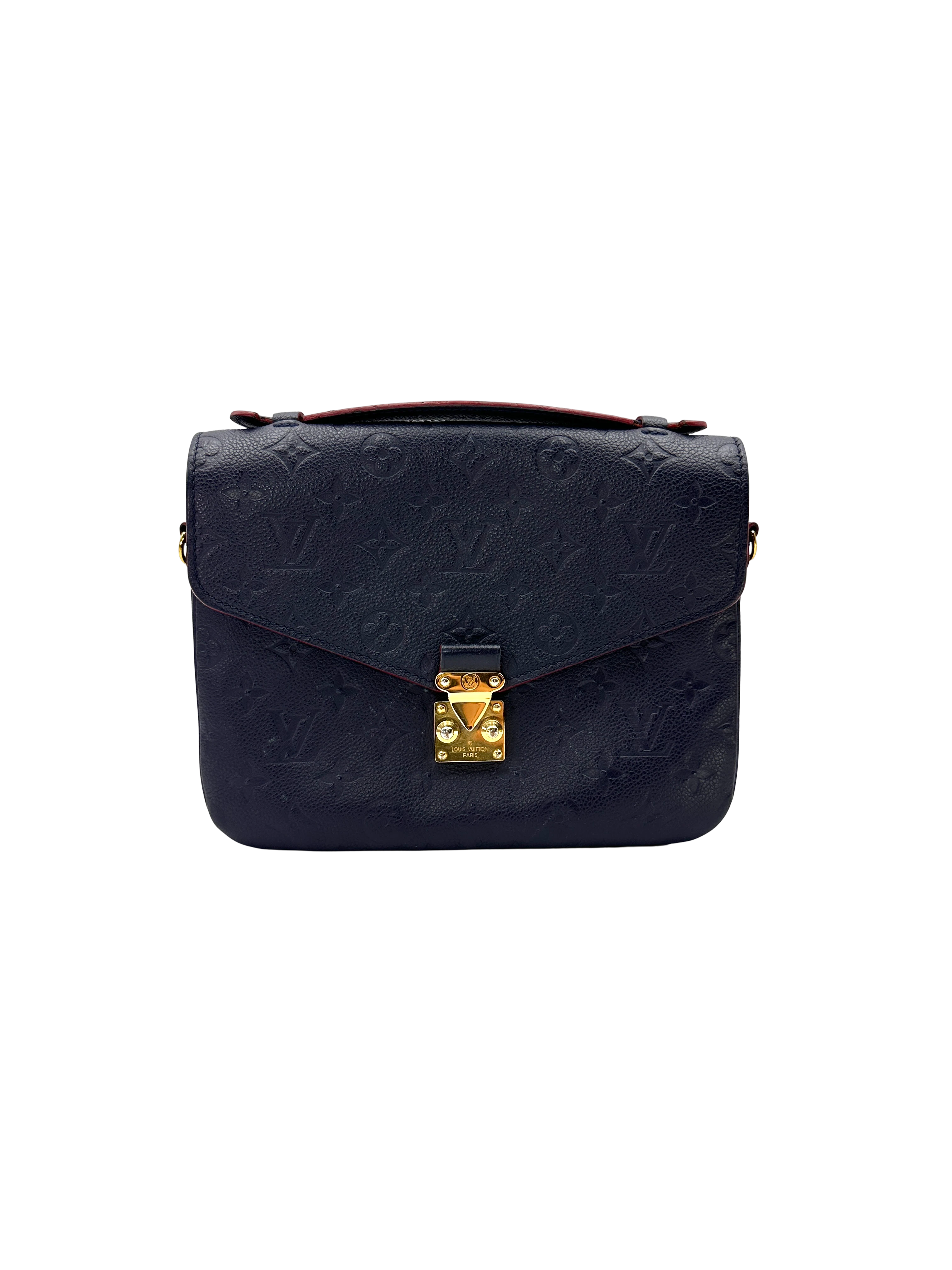 Louis Vuitton Black Monogram Empreinte Leather Pochette Metis LV3407