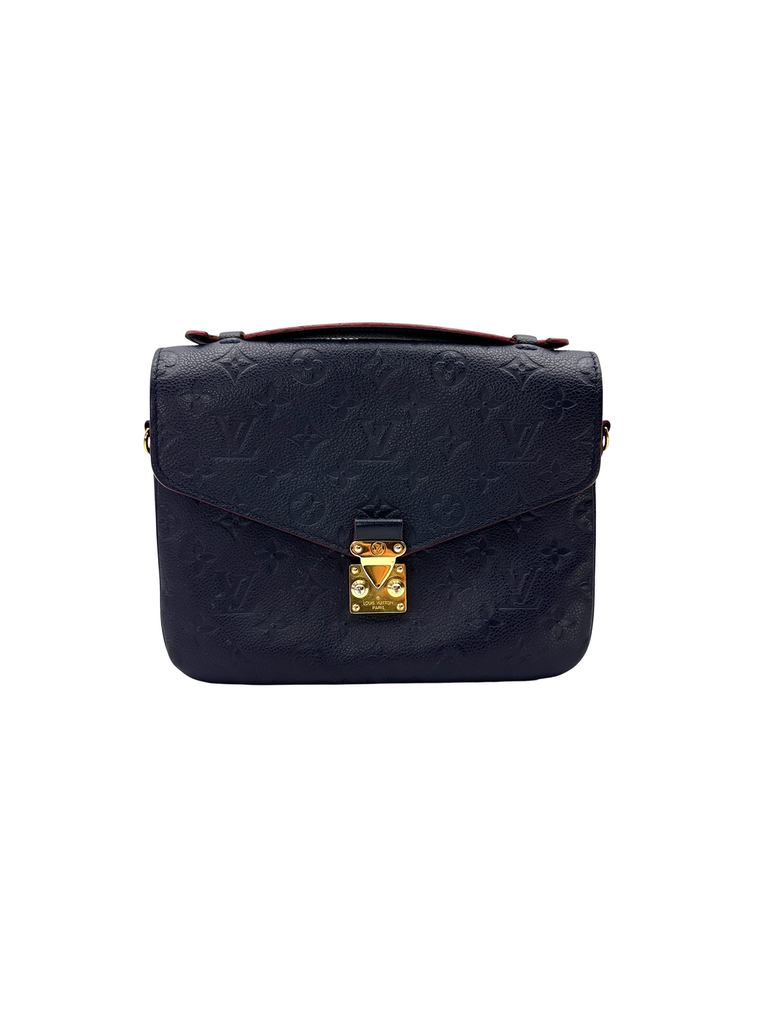 Louis Vuitton Black Monogram Empreinte Leather Pochette Metis LV3407