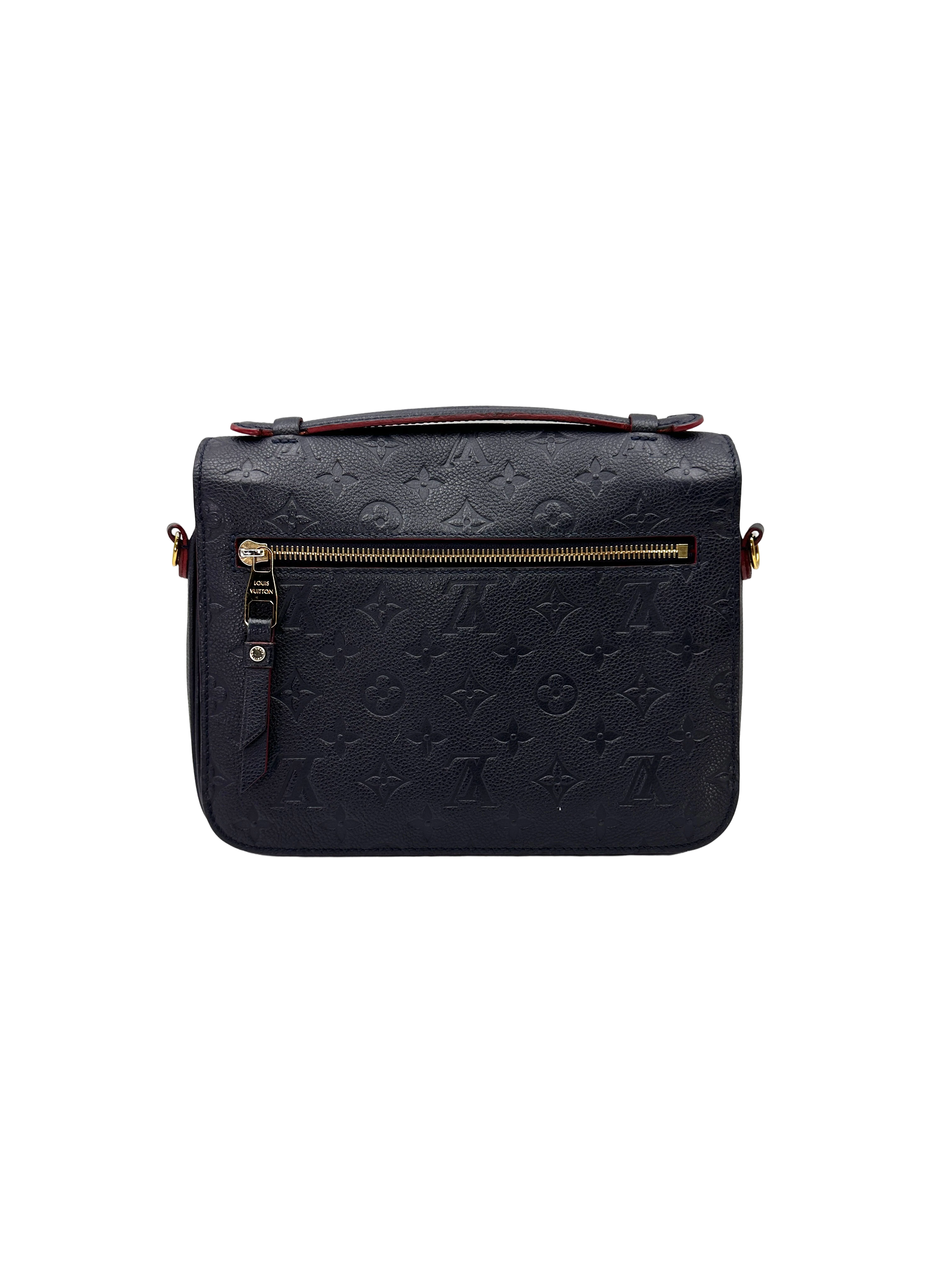 Louis Vuitton Black Monogram Empreinte Leather Pochette Metis LV3407