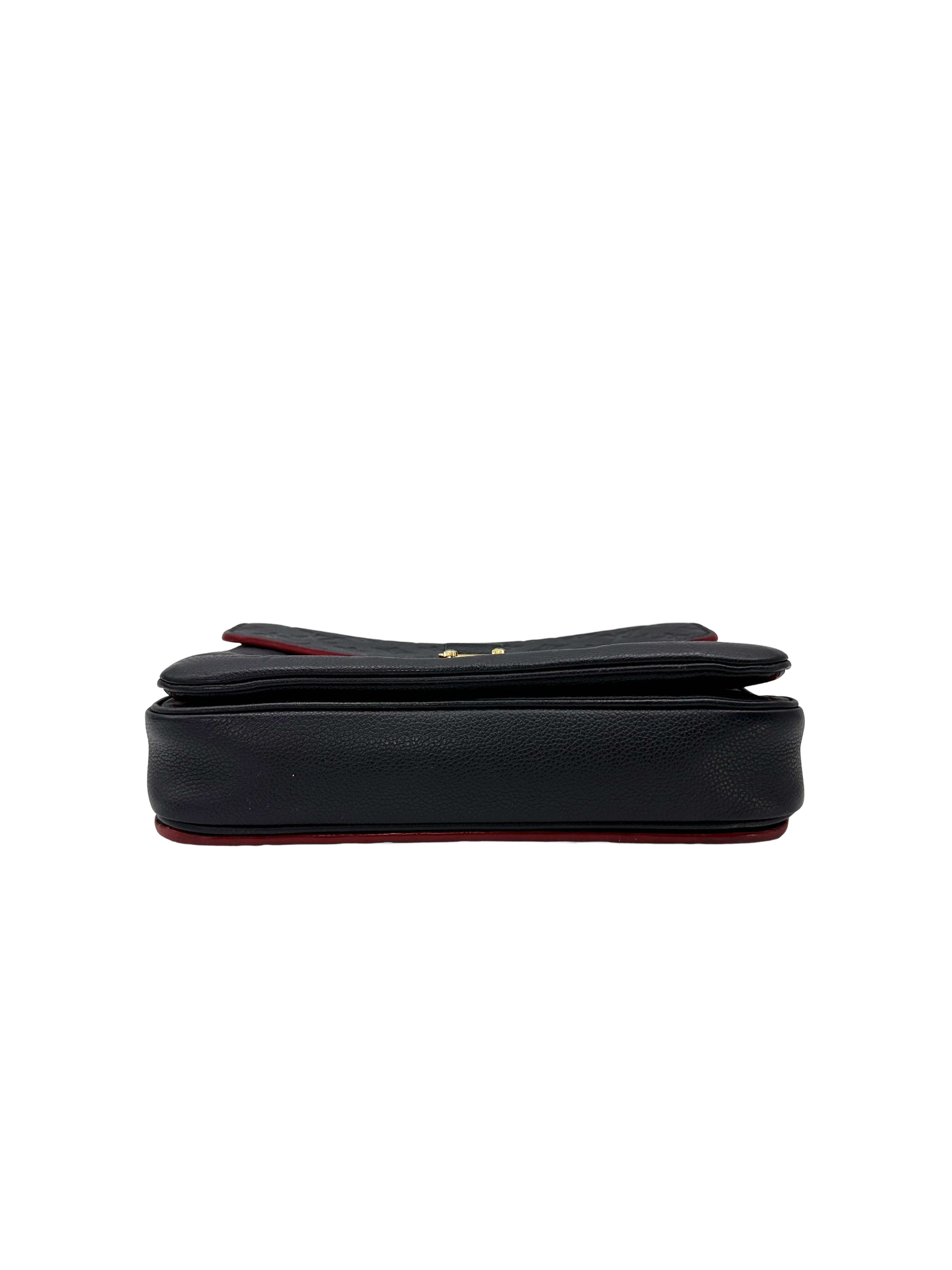 Louis Vuitton Black Monogram Empreinte Leather Pochette Metis LV3407