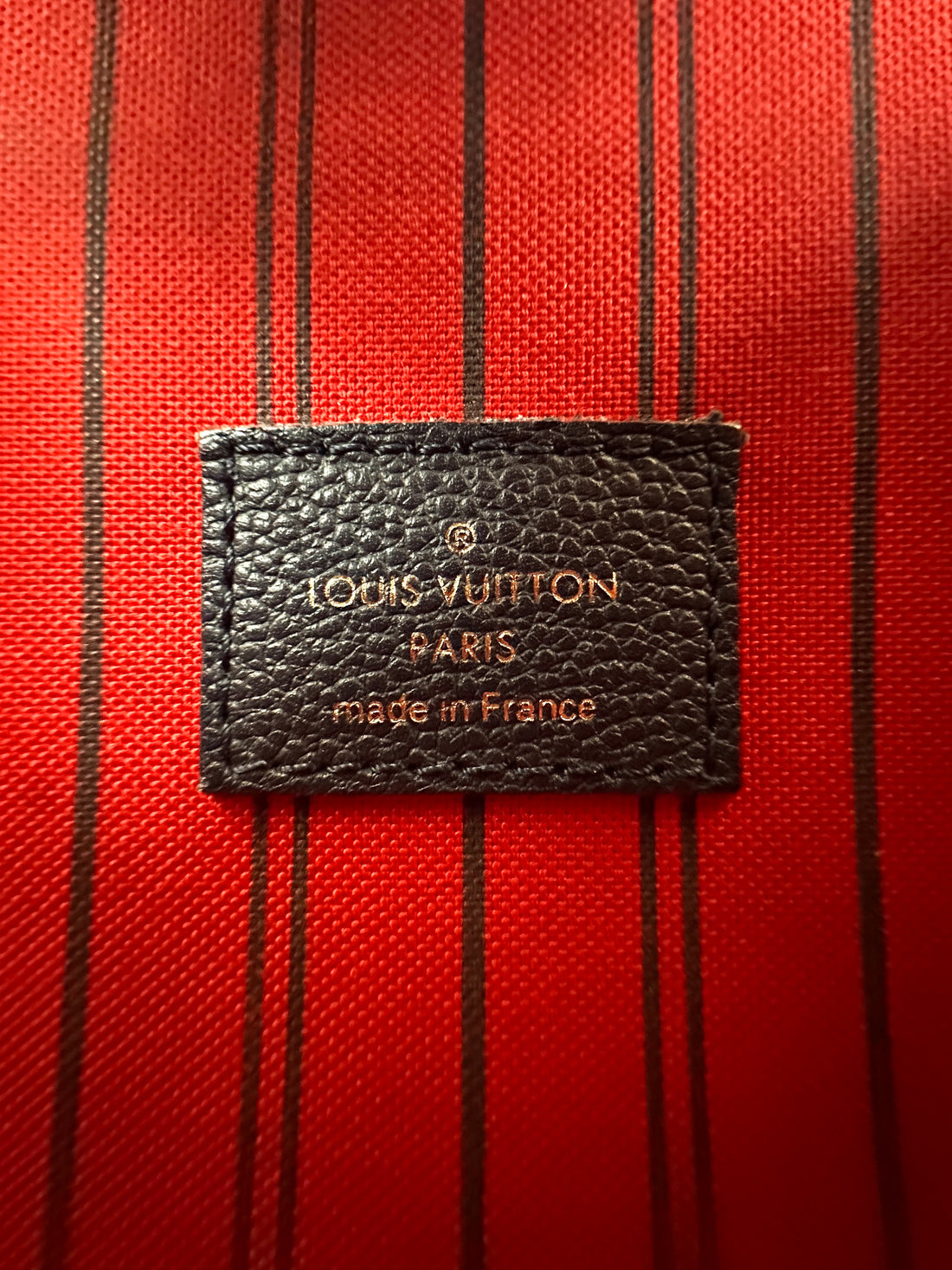 Louis Vuitton Black Monogram Empreinte Leather Pochette Metis LV3407
