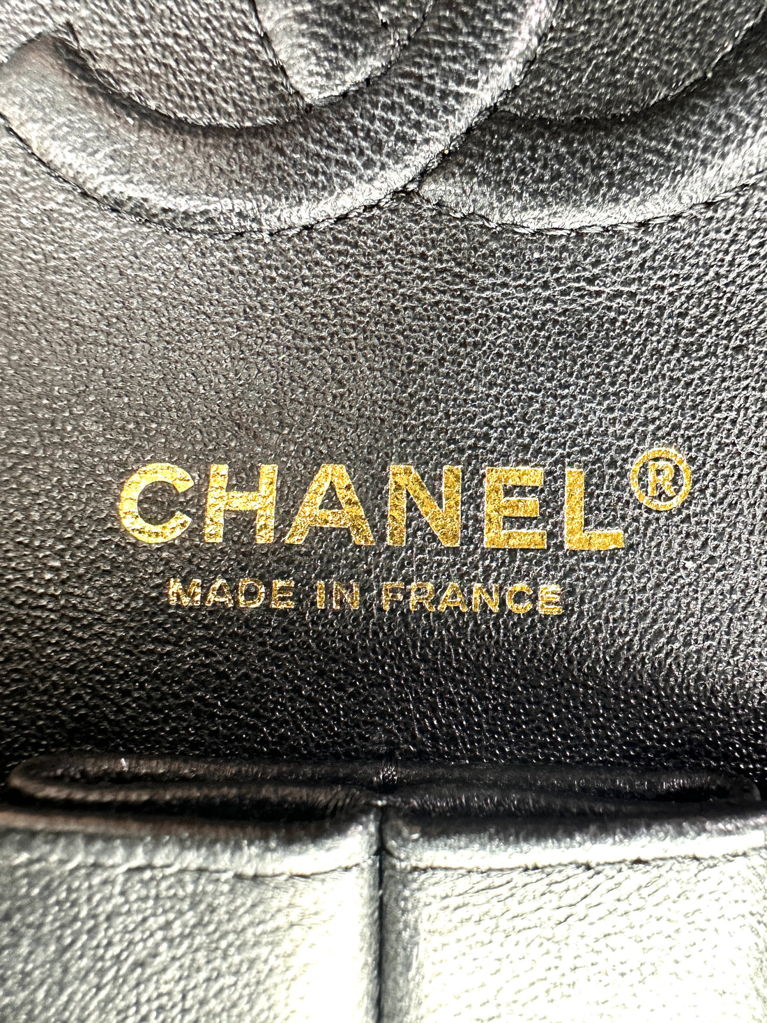 Chanel Classic Flap Black Quilted Leather Medium Size Shoulder Bag With Gold Buckle(28***06) CC2625