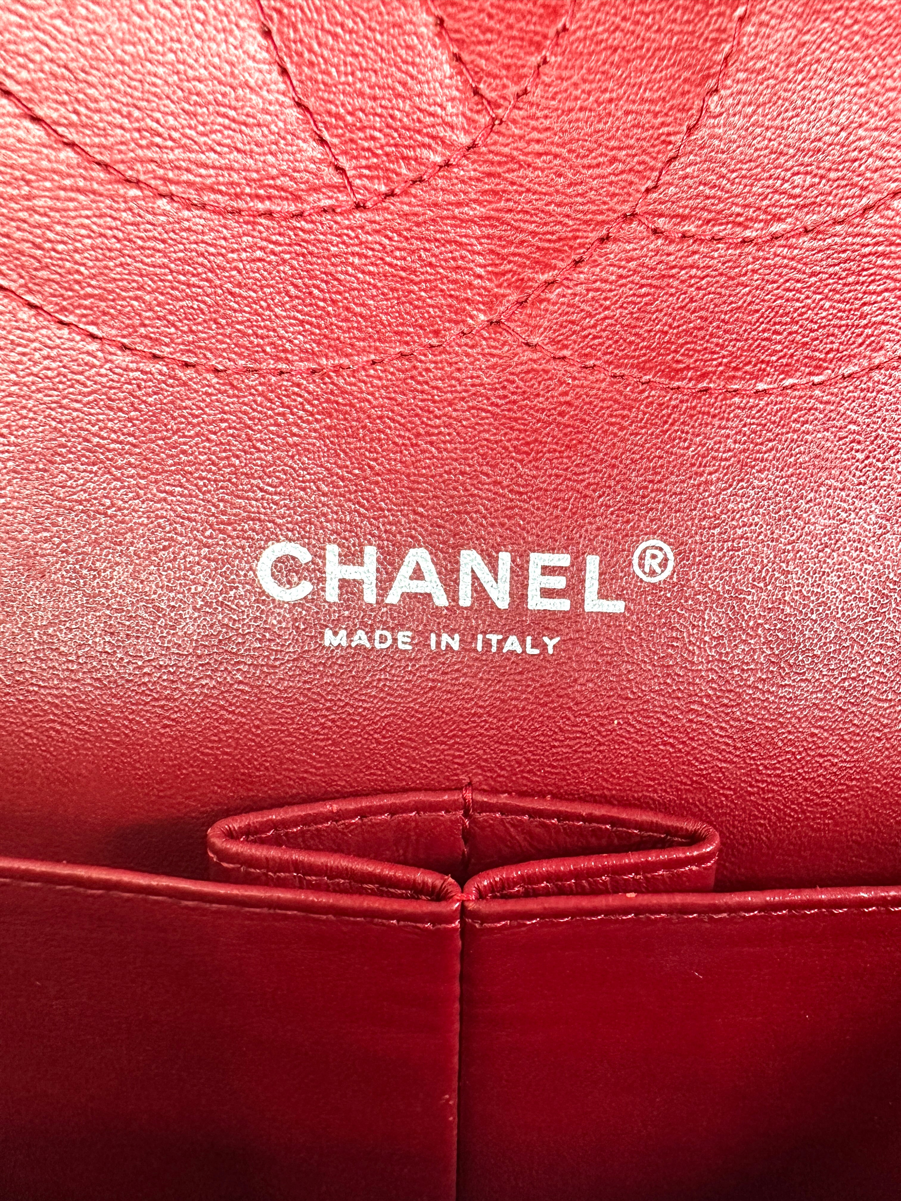 Chanel Classic Flap Black Quilted Leather Jumbo Shoulder Bag With Silver Buckle(14***38) CC2623