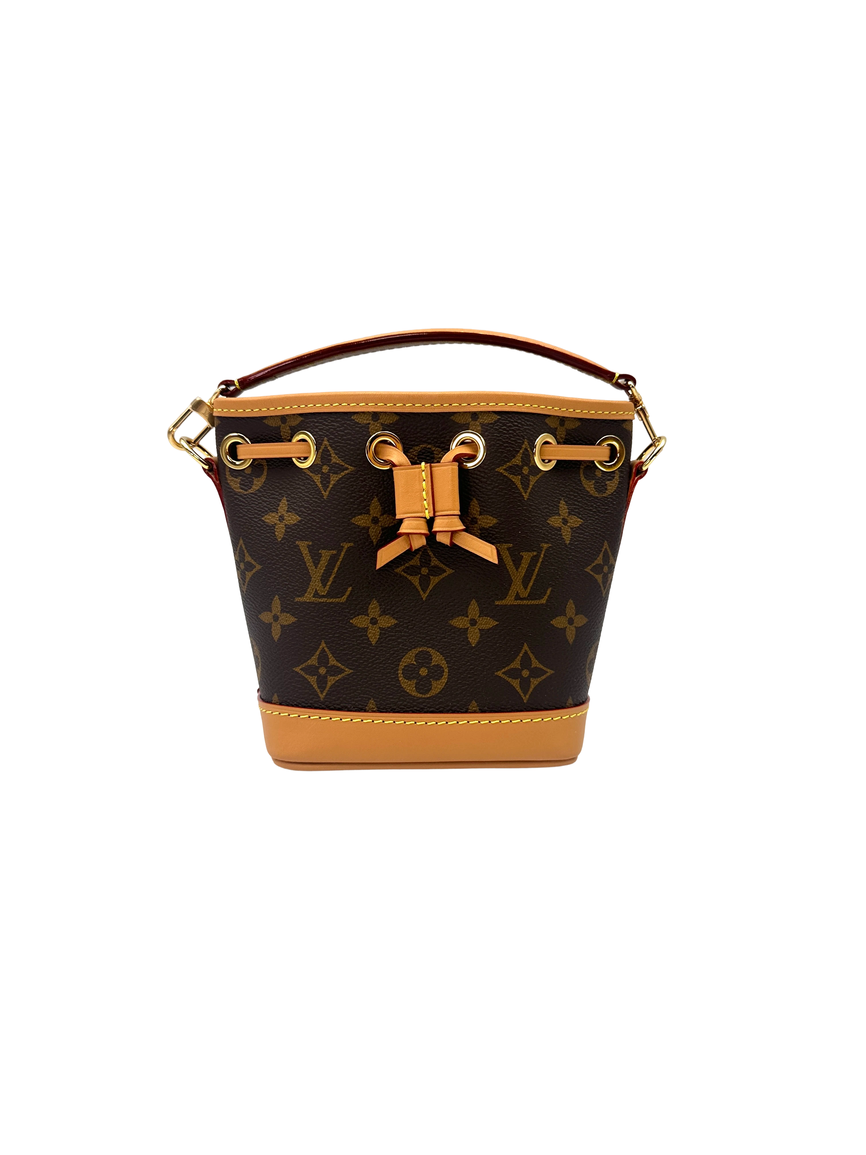 Louis Vuitton Nano Noe Monogram Canvas Bucket Bag LV3408