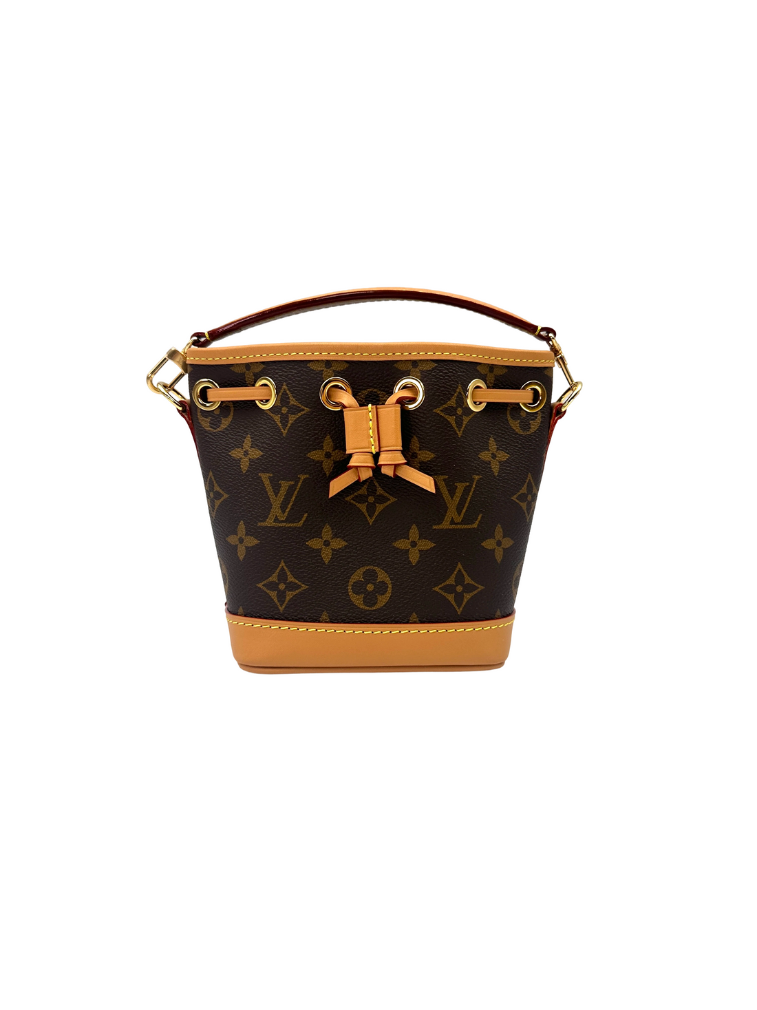 Louis Vuitton Nano Noe Monogram Canvas Bucket Bag LV3408