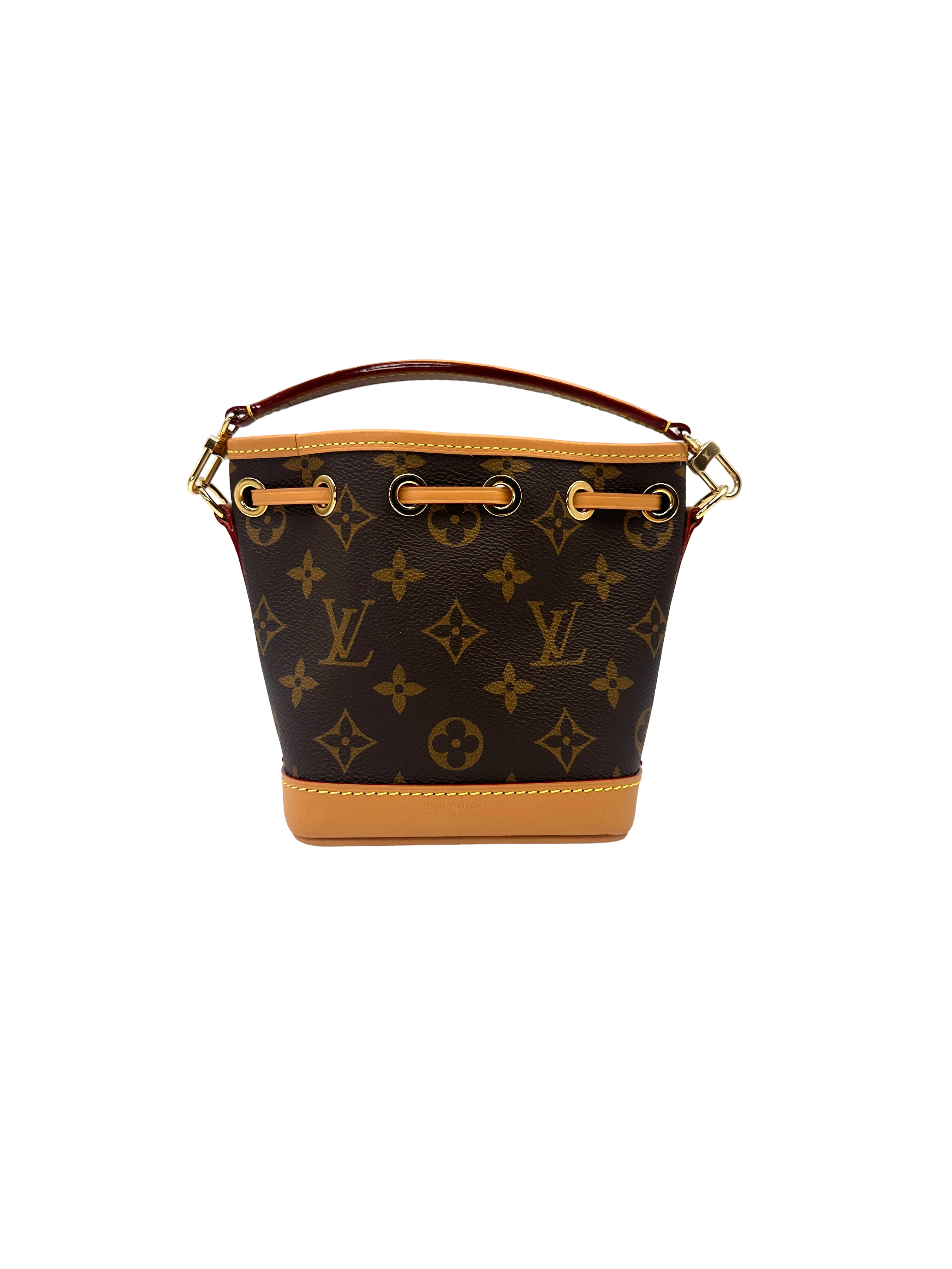 Louis Vuitton Nano Noe Monogram Canvas Bucket Bag LV3408