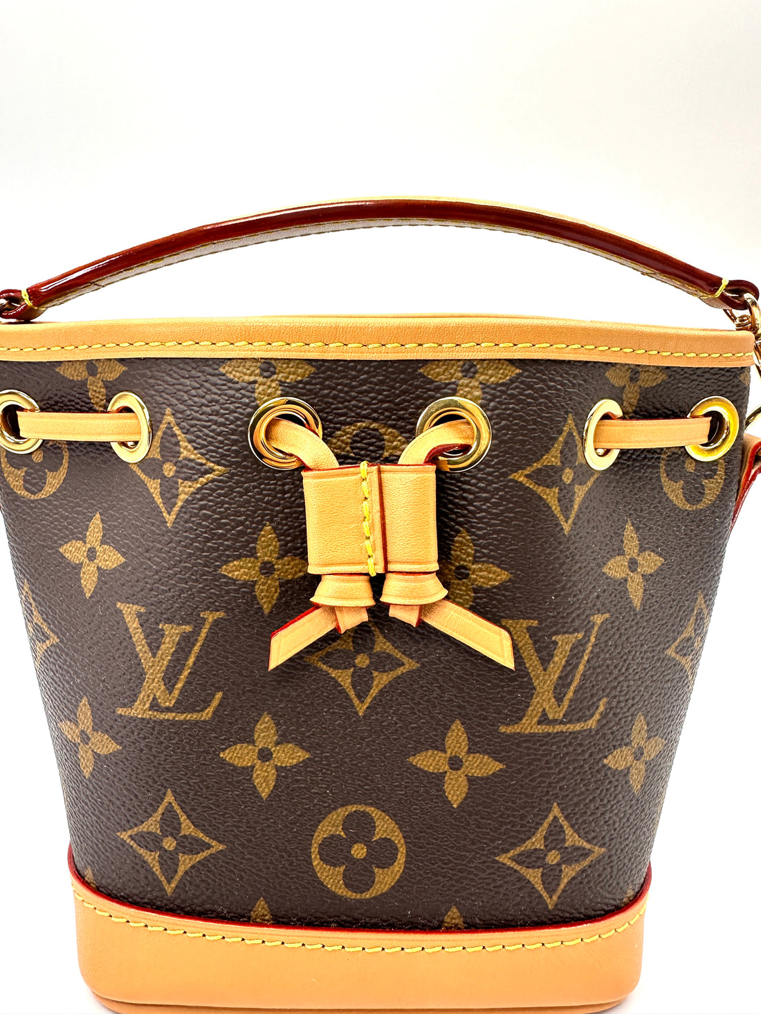 Louis Vuitton Nano Noe Monogram Canvas Bucket Bag LV3408