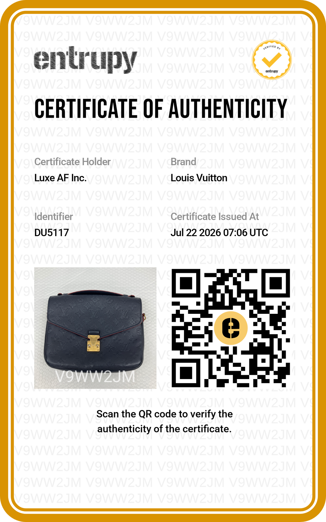 Louis Vuitton Black Monogram Empreinte Leather Pochette Metis LV3407