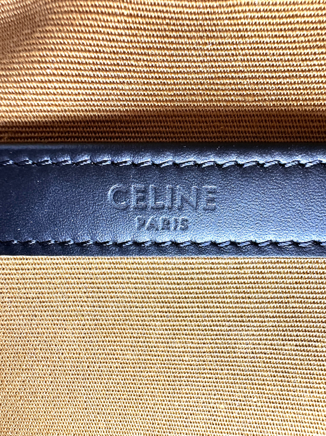 Celine Triomphe Canvas White Logo Print Messenger Bag CEX