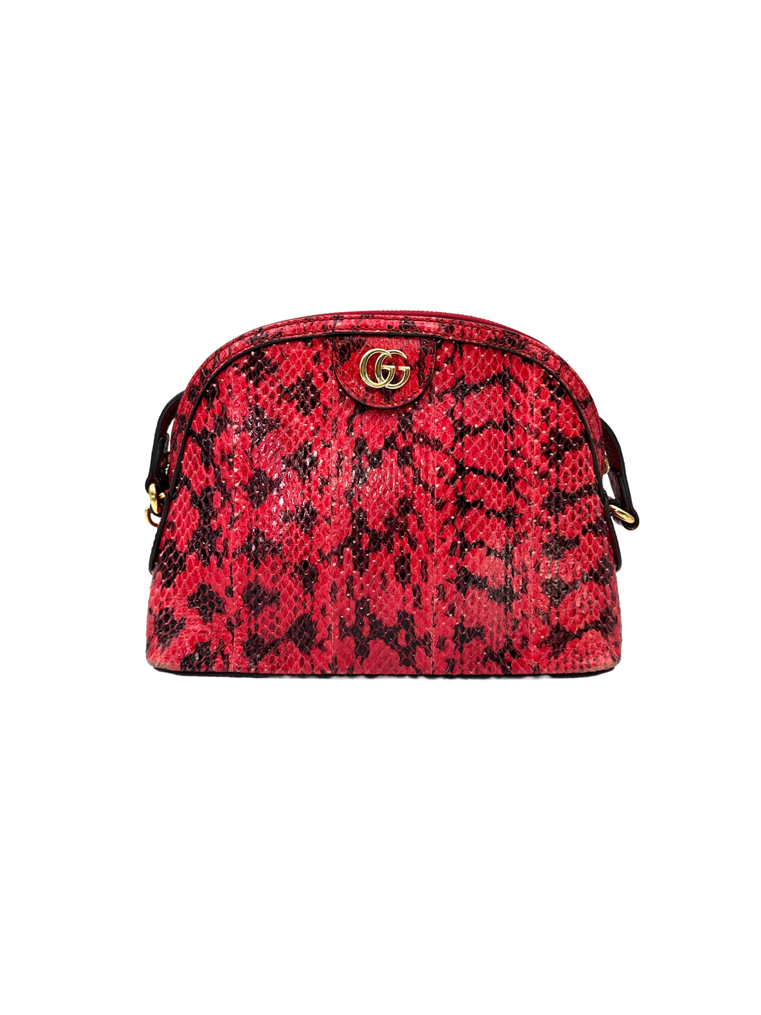 Gucci Ophidia Red Python Leather Shoulder Bag GG1392