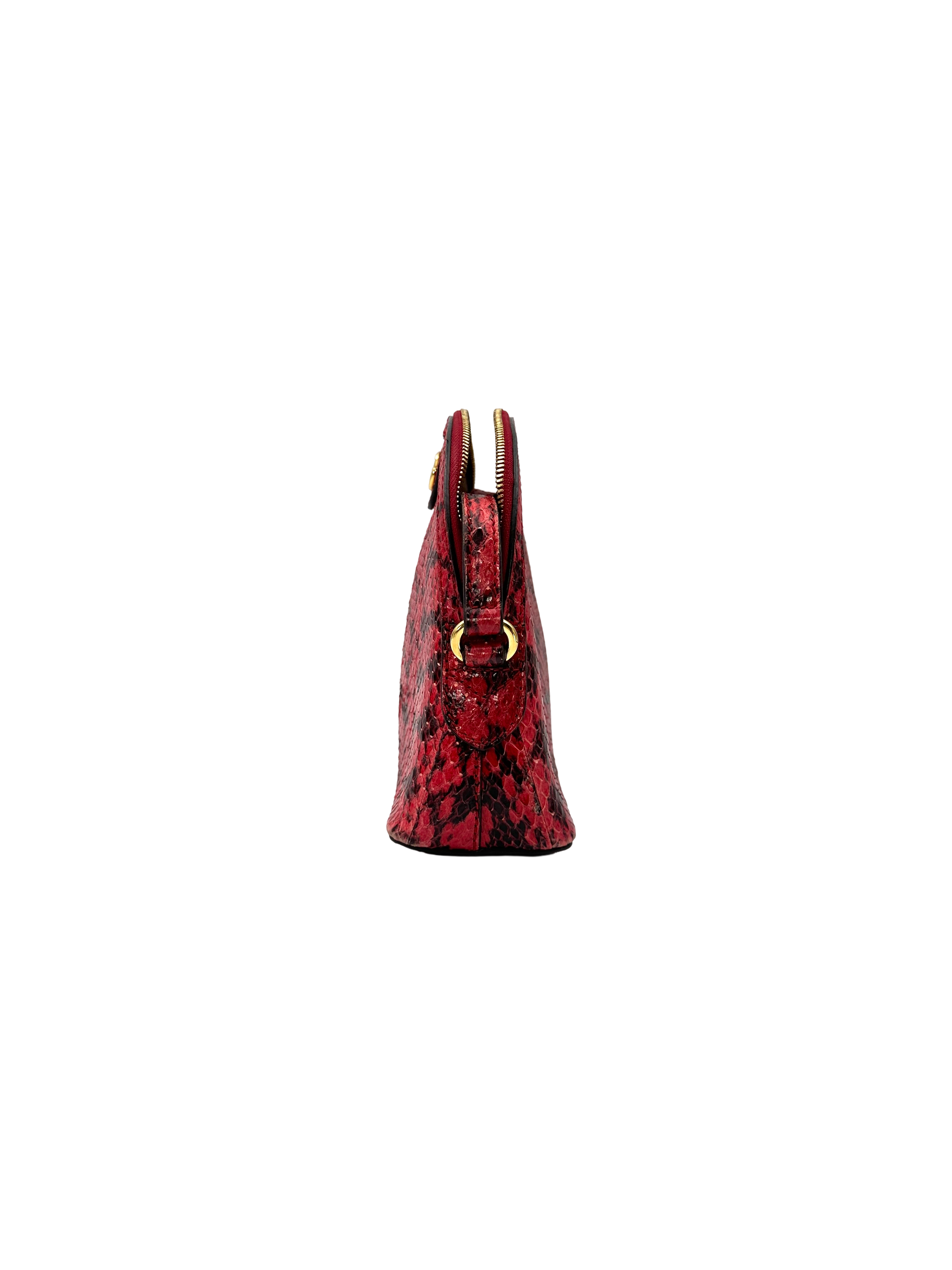 Gucci Ophidia Red Python Leather Shoulder Bag GG1392
