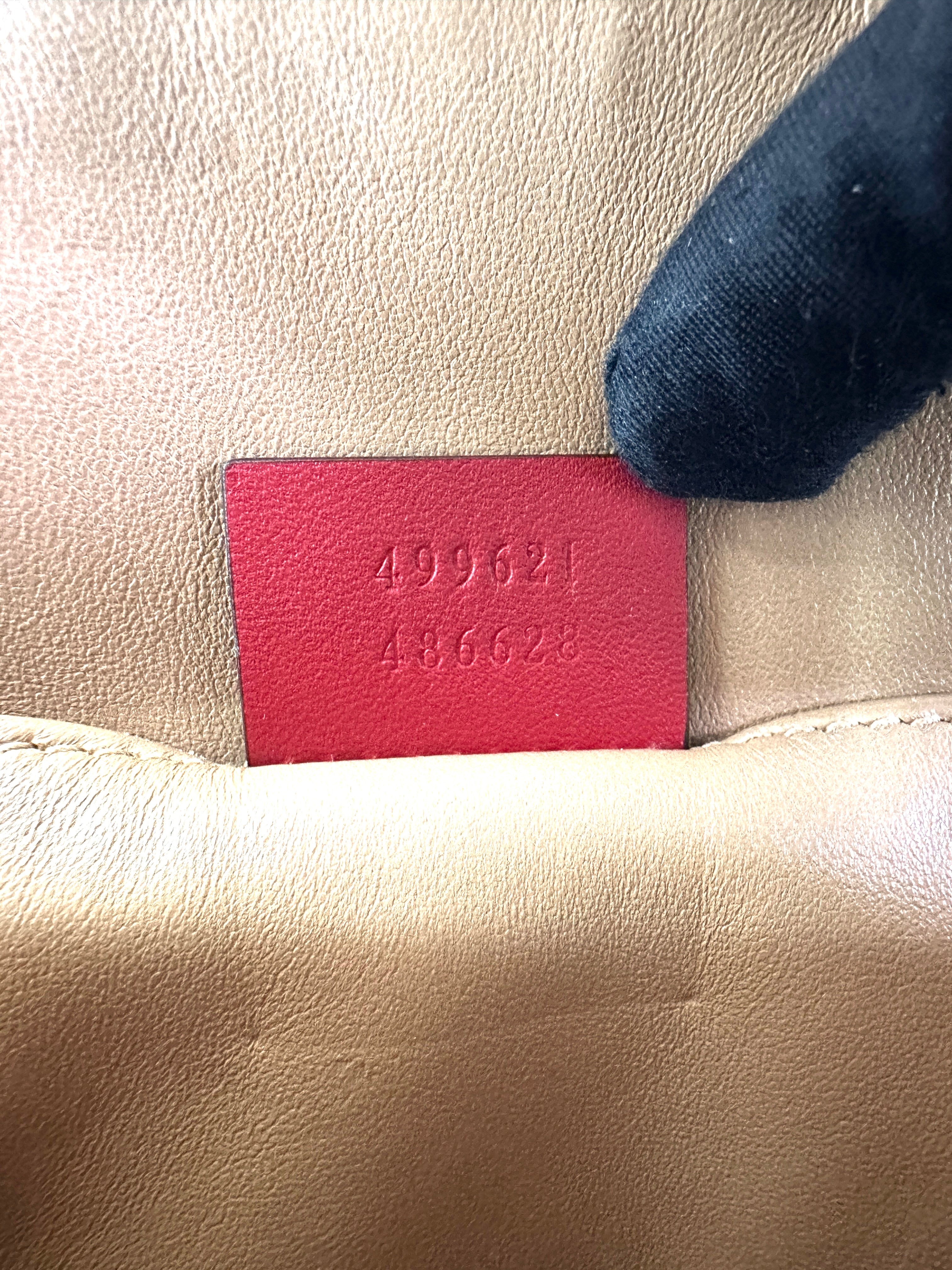 Gucci Ophidia Red Python Leather Shoulder Bag GG1392