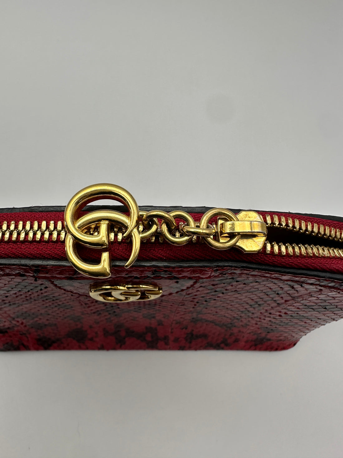 Gucci Ophidia Red Python Leather Shoulder Bag GG1392