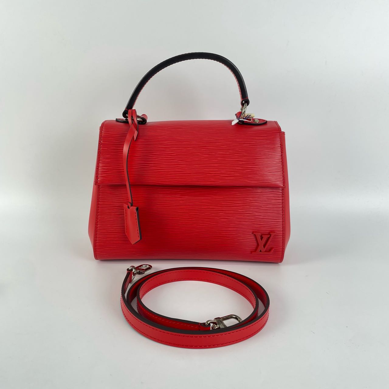 Louis Vuitton Kleber Red Epi Leather Handle Bag LV3168