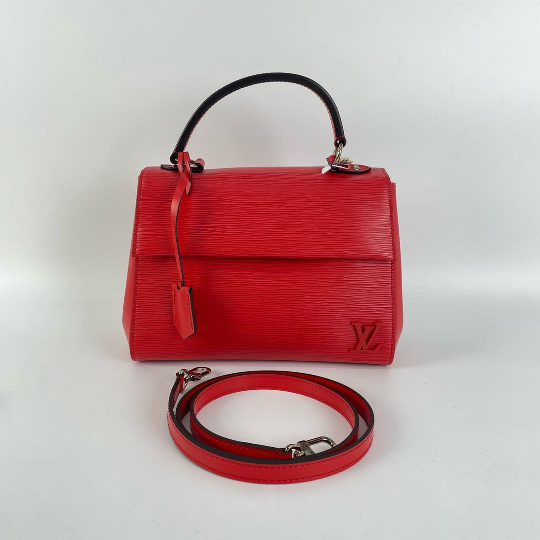Louis Vuitton Kleber Red Epi Leather Handle Bag LV3168