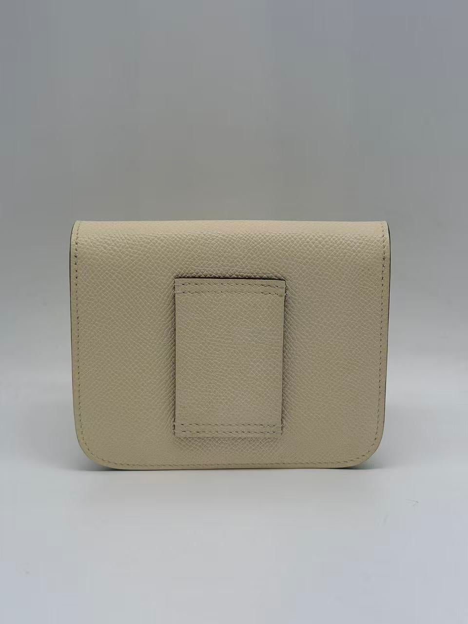 Hermes Epsom Slim Constance White/Gold with Box HR47