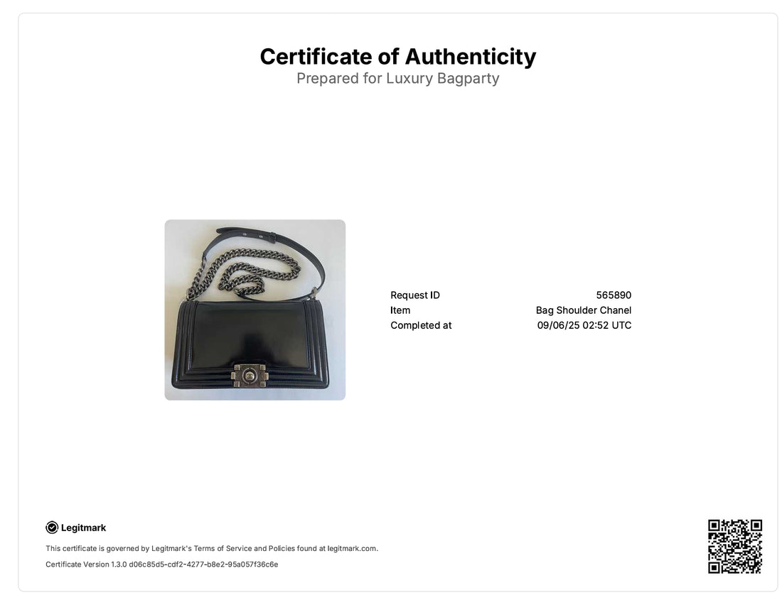 Chanel Patent Leather Medium Flap Boy Black/Black (21***83)cc488