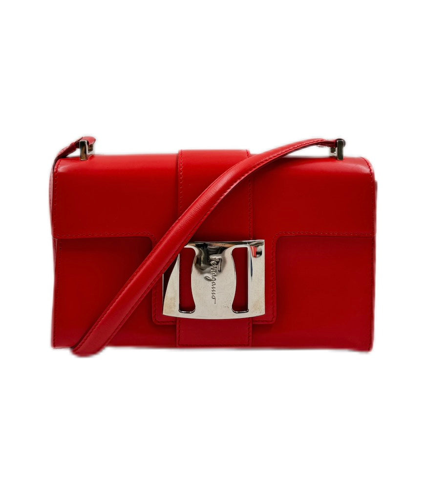 Ferragamo Red Shoulder Bag