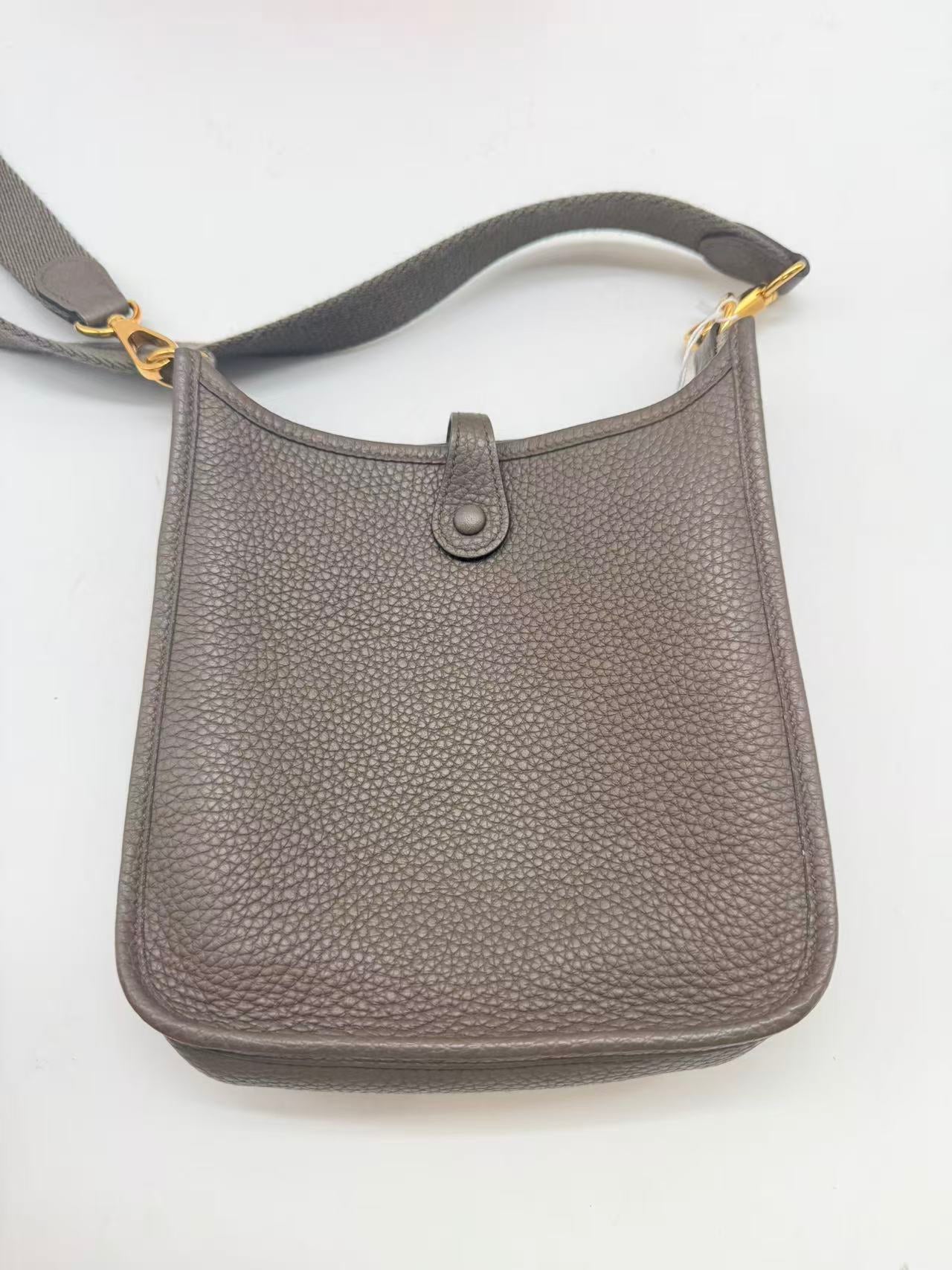 Hermes Clemence leather Evelyne TPM 16 mini bag HR49