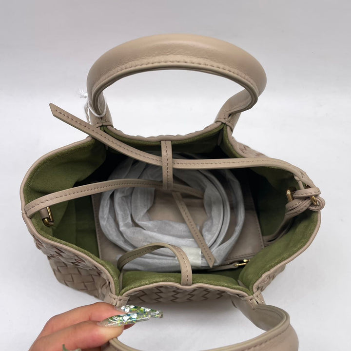 BOTTEGA VENETA Ecru Matcha Small Pinacoteca Bag BV41
