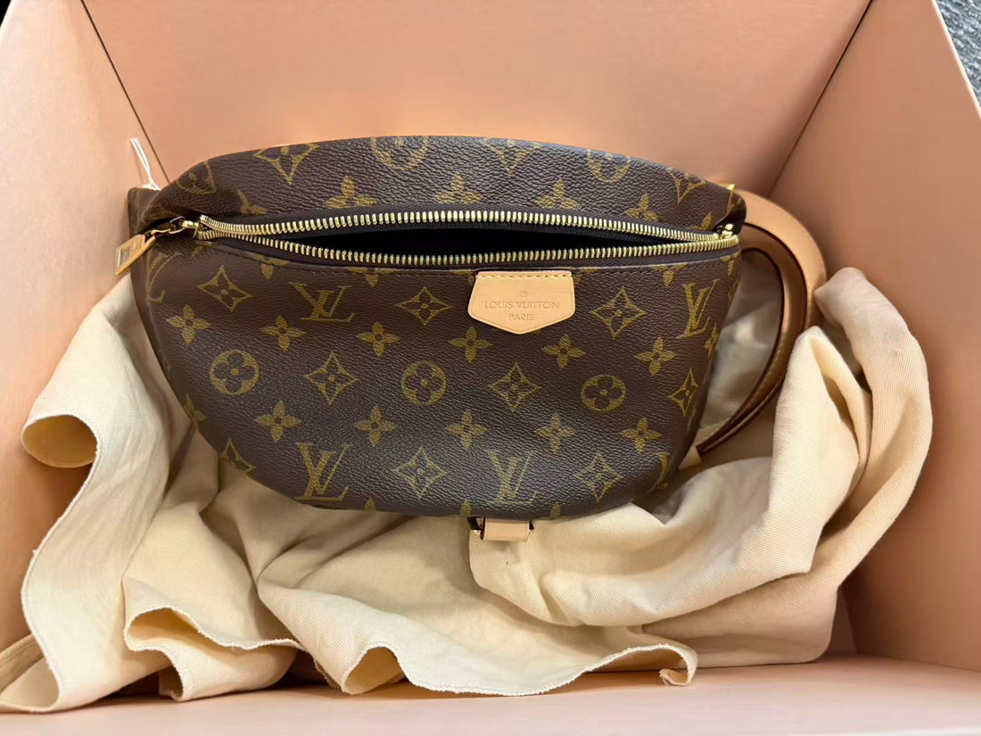 Louis Vuitton Classic Monogram Bumbag Microchipped 2023 Fullset Box and Dust Bag