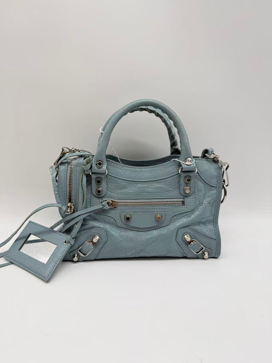 Balenciaga Classic City Bag Mini Light Blue BB49NA