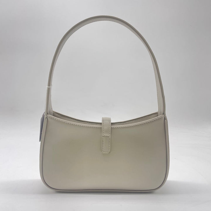 Saint Laurent Leather Hobo Mini White SL81