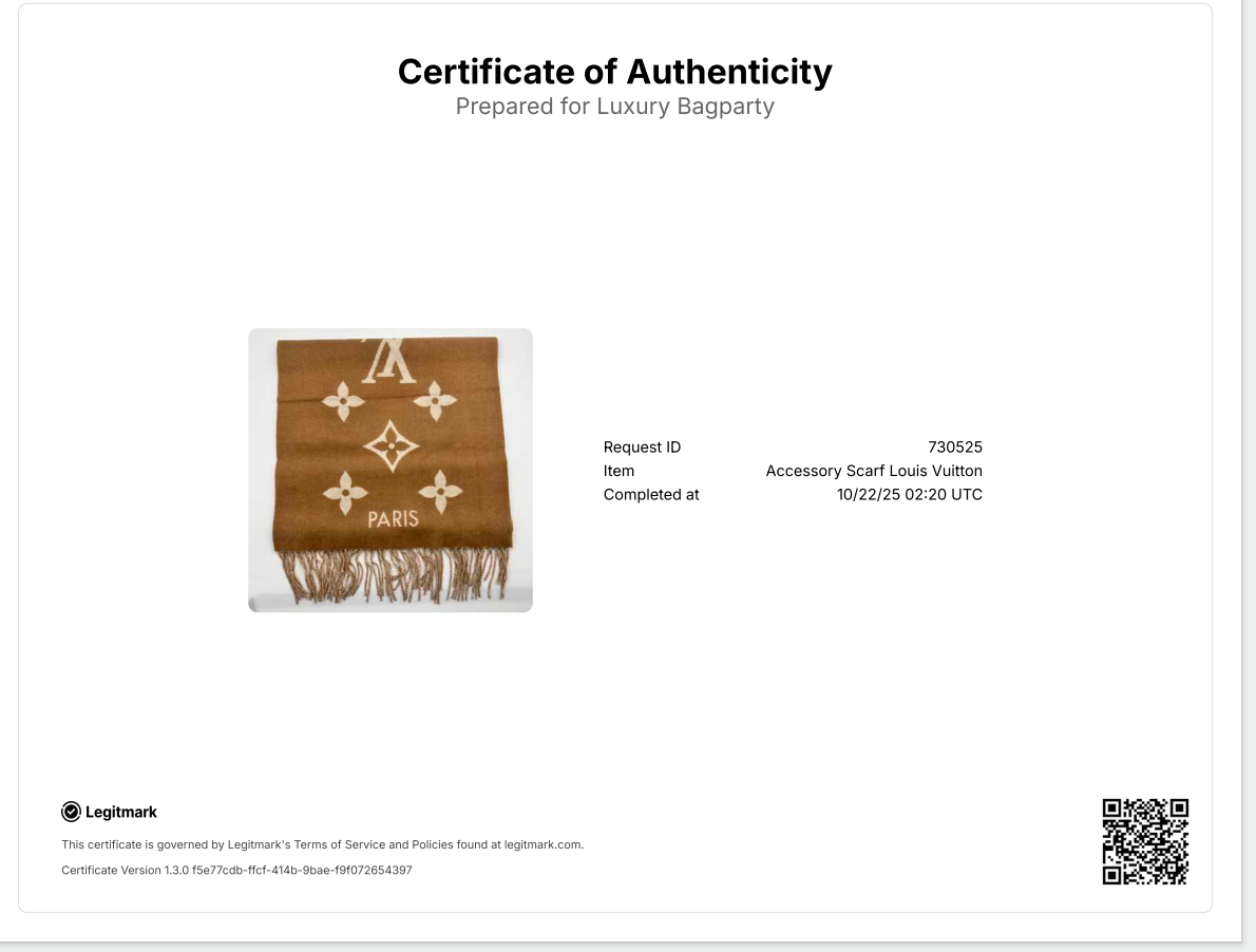 LV 100% Cashmere Oversized Printed Logo Scarf  LVS05