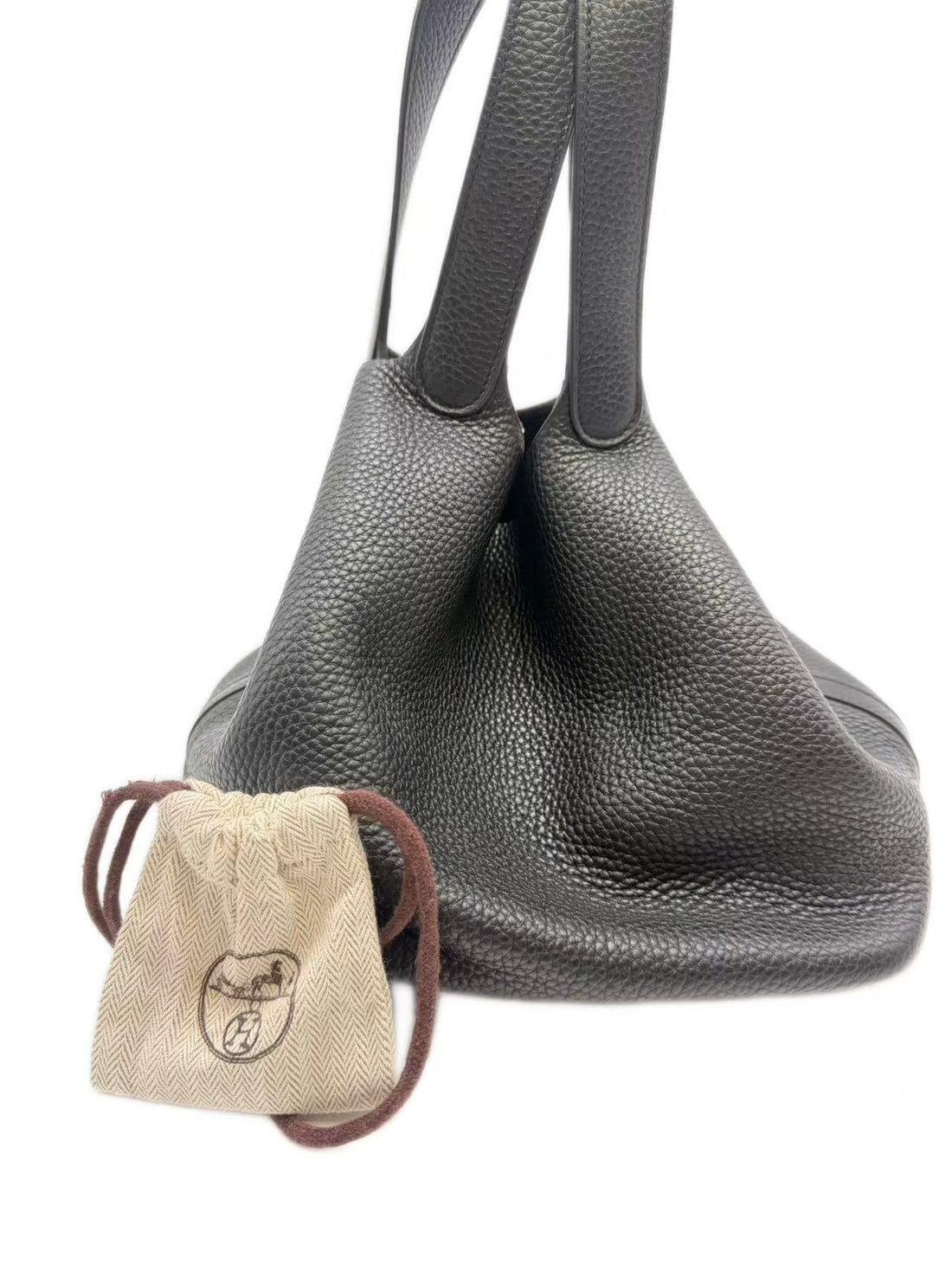 Hermès Taurillon Clemence leather Picotin Lock 22 bag black HR46
