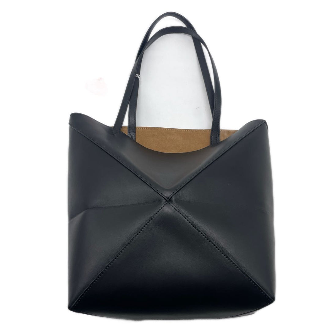 LOEWE Puzzle Fold Medium Tote Bag in Shiny Leather LW33