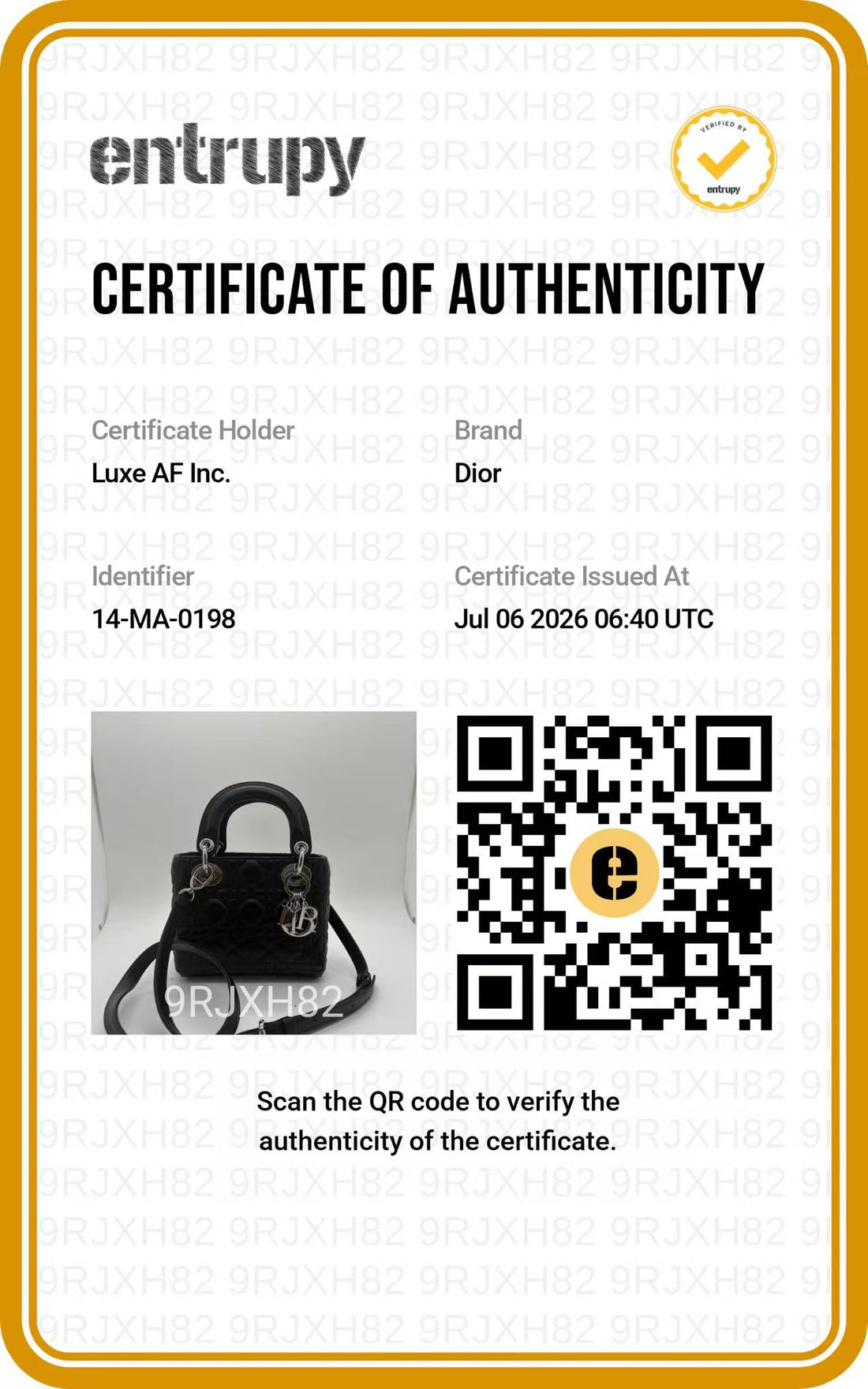 Christian Dior Lady Dior Black Cannage Lambskin Handle Bag DR901