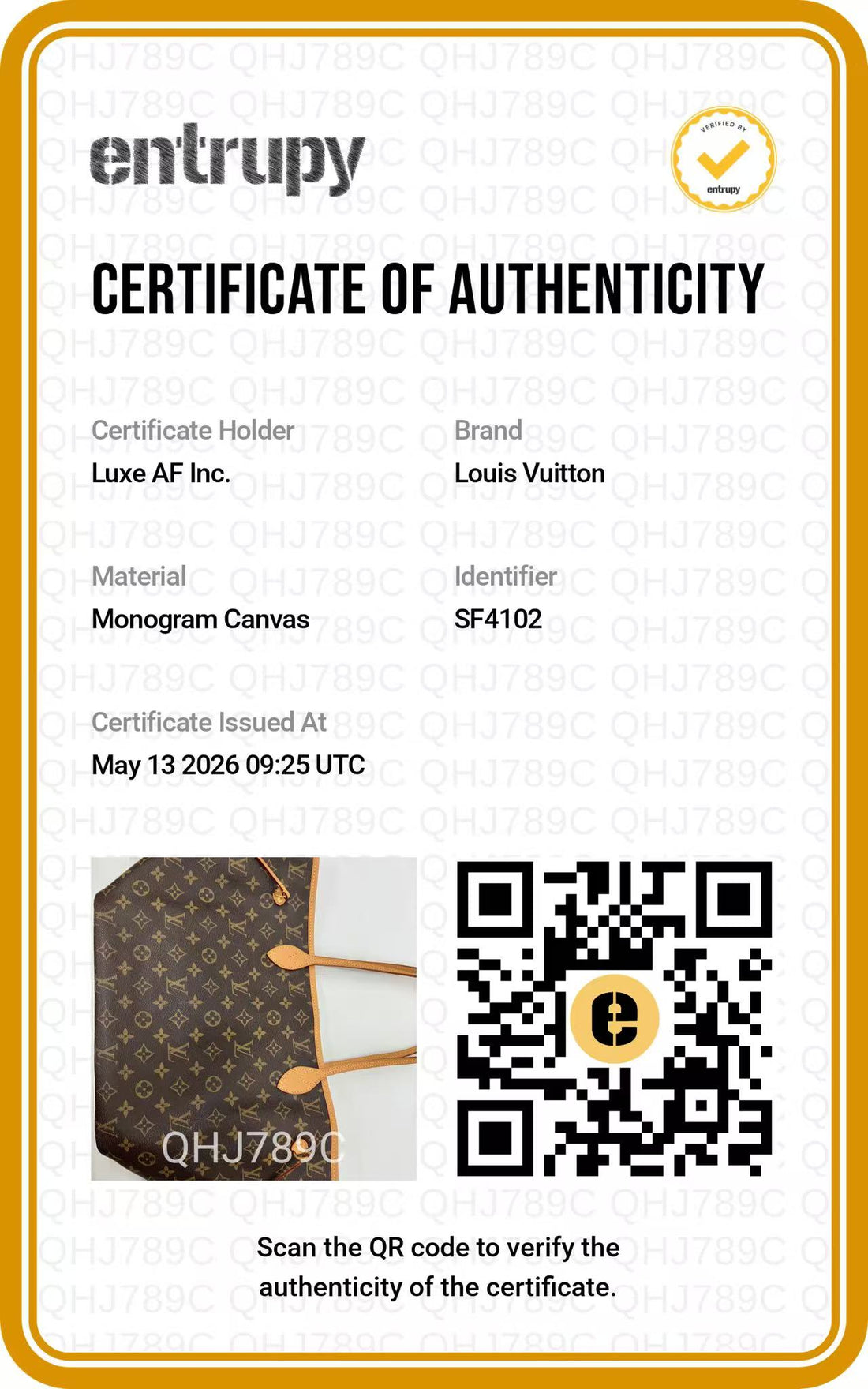 Louis Vuitton Neverfull Monogram Canvas Shoulder Bag LV2661