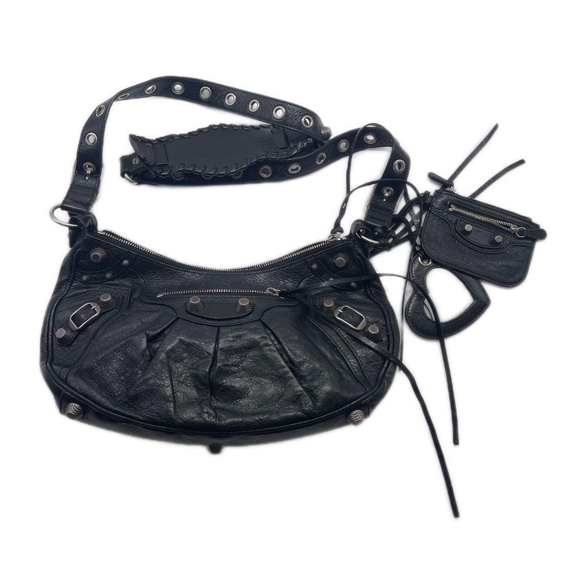Balenciaga Le Cagole Small Shoulder Bag Black BB26