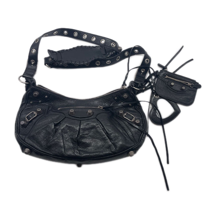 Balenciaga Le Cagole Small Shoulder Bag Black BB26