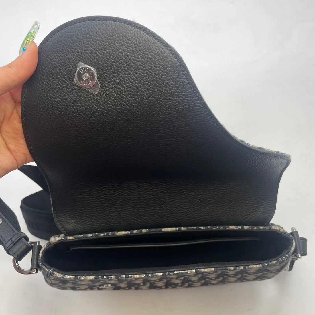 Christian Dior Oblique Saddle Messenger Bag DR220
