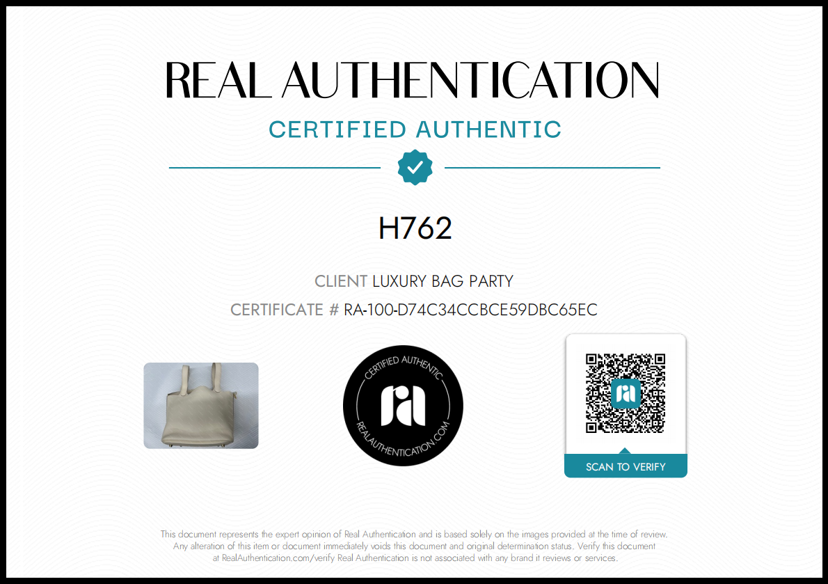 Hermes Picotin22 White Leather Handle Bag HR147