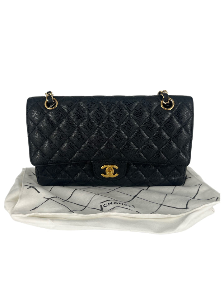 Chanel Caviar Medium Double Flap GHW