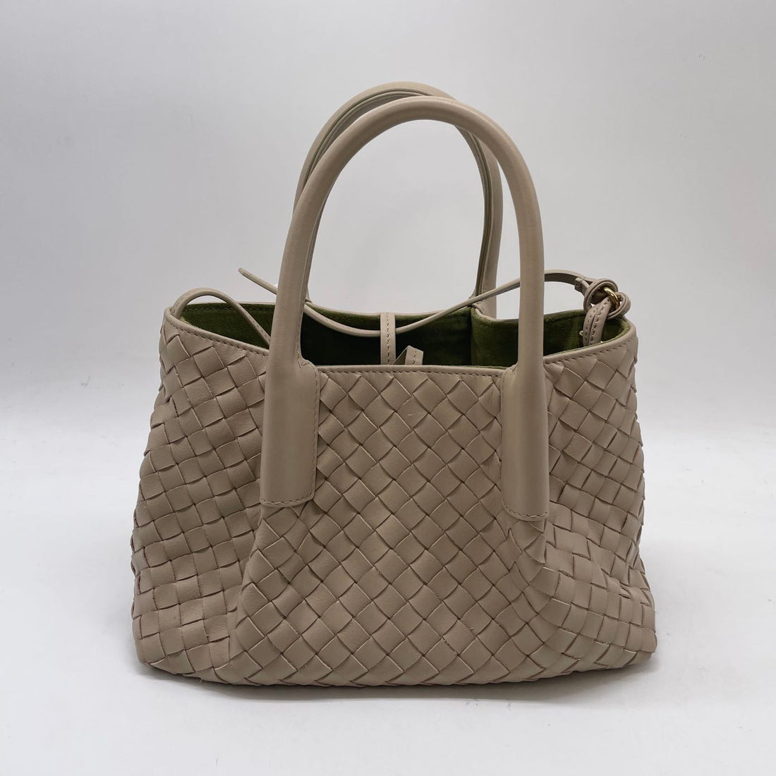 BOTTEGA VENETA Ecru Matcha Small Pinacoteca Bag BV41
