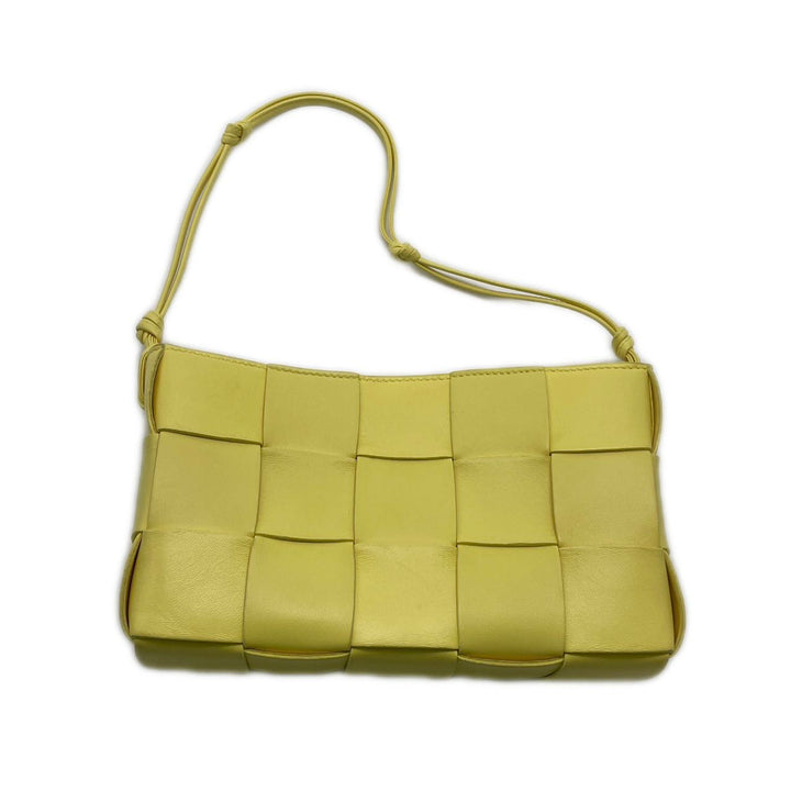 Bottega Veneta Cassette Pouch W/ Strap Yellow BV38SP